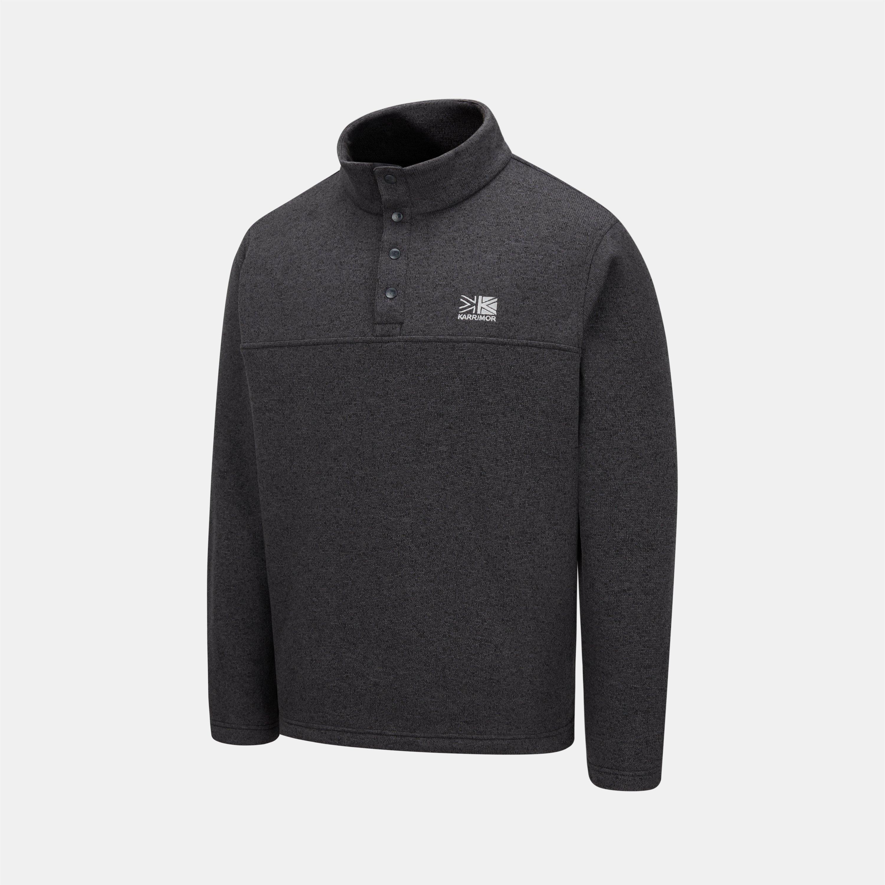 Bunda Karrimor Black Marl 8547993 Men's Urban 1/4 Zip Fleece Top - 3