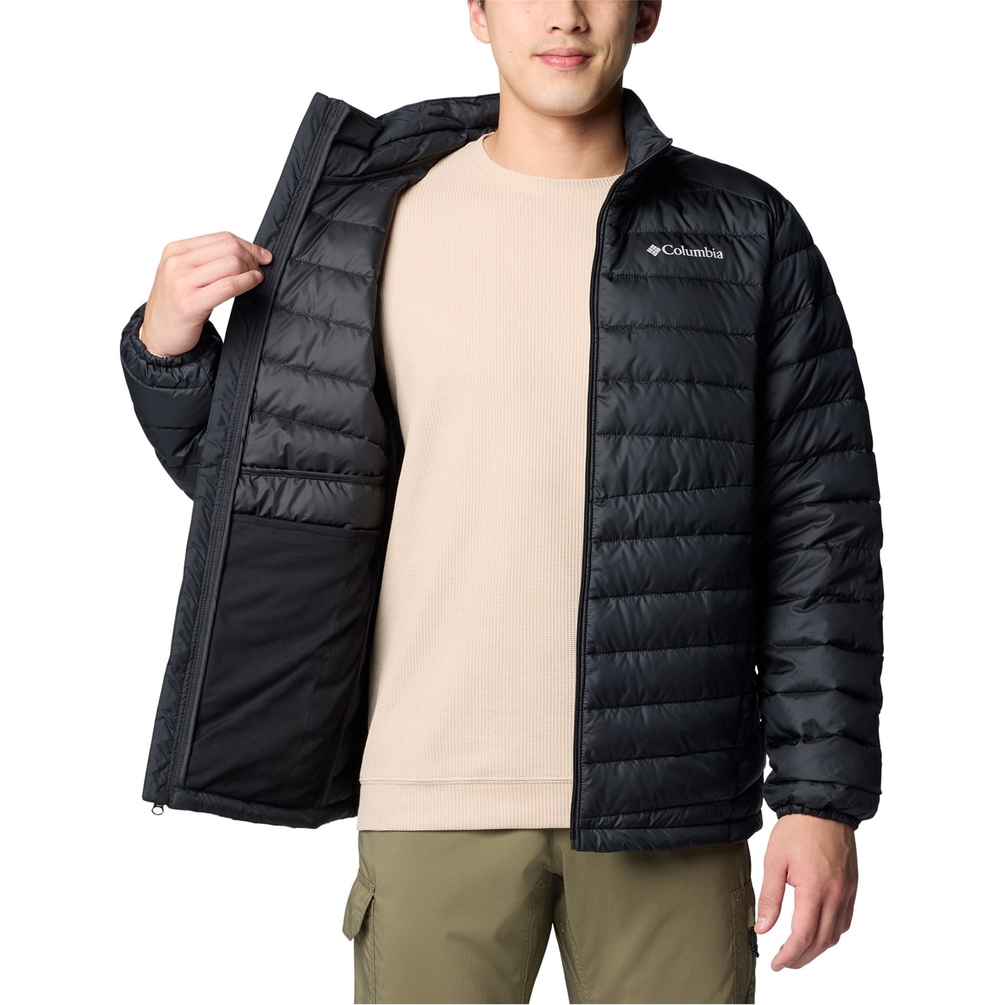 Bunda Columbia Black 249649 Men's Fosters Falls Water Resistant Insulated Puffer Jacket - 5