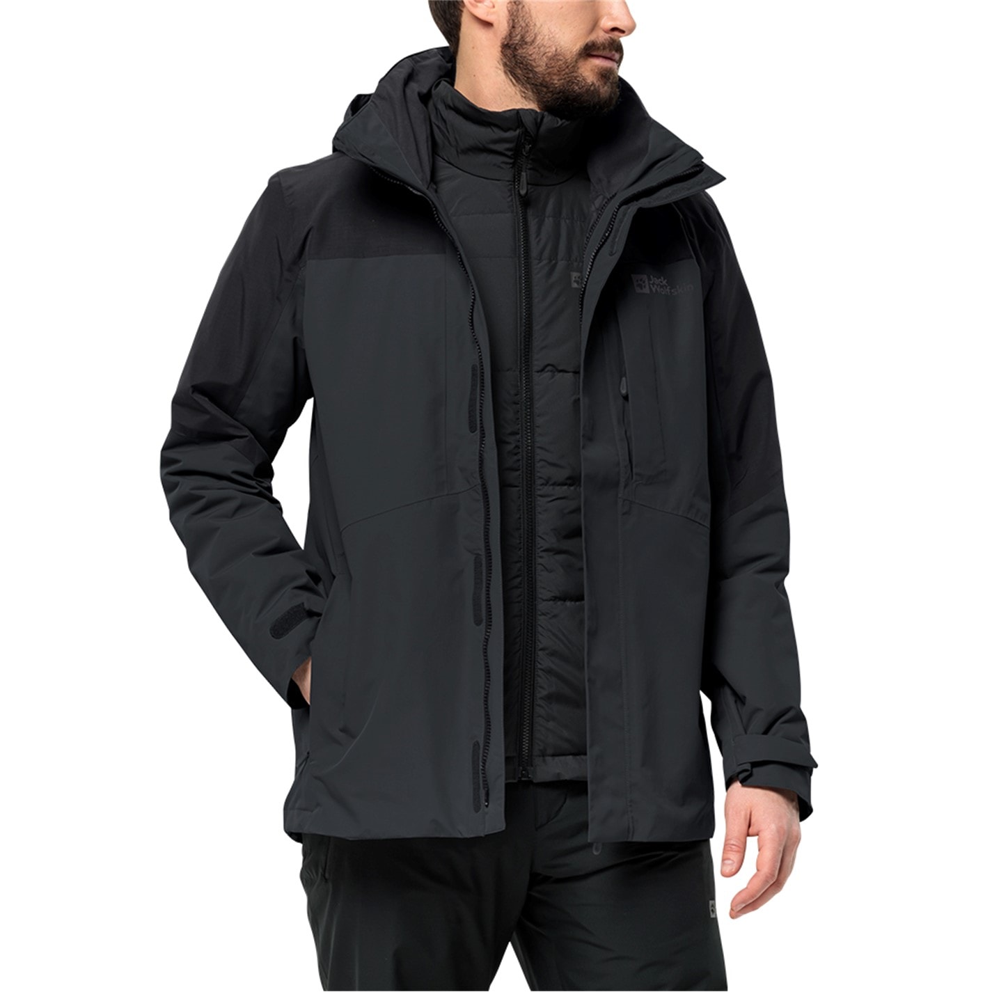 Bunda Jack Wolfskin Phantom 1097033 Men's Romberg Waterproof Windproof PrimaLoft 3-in-1 Jacket - 2
