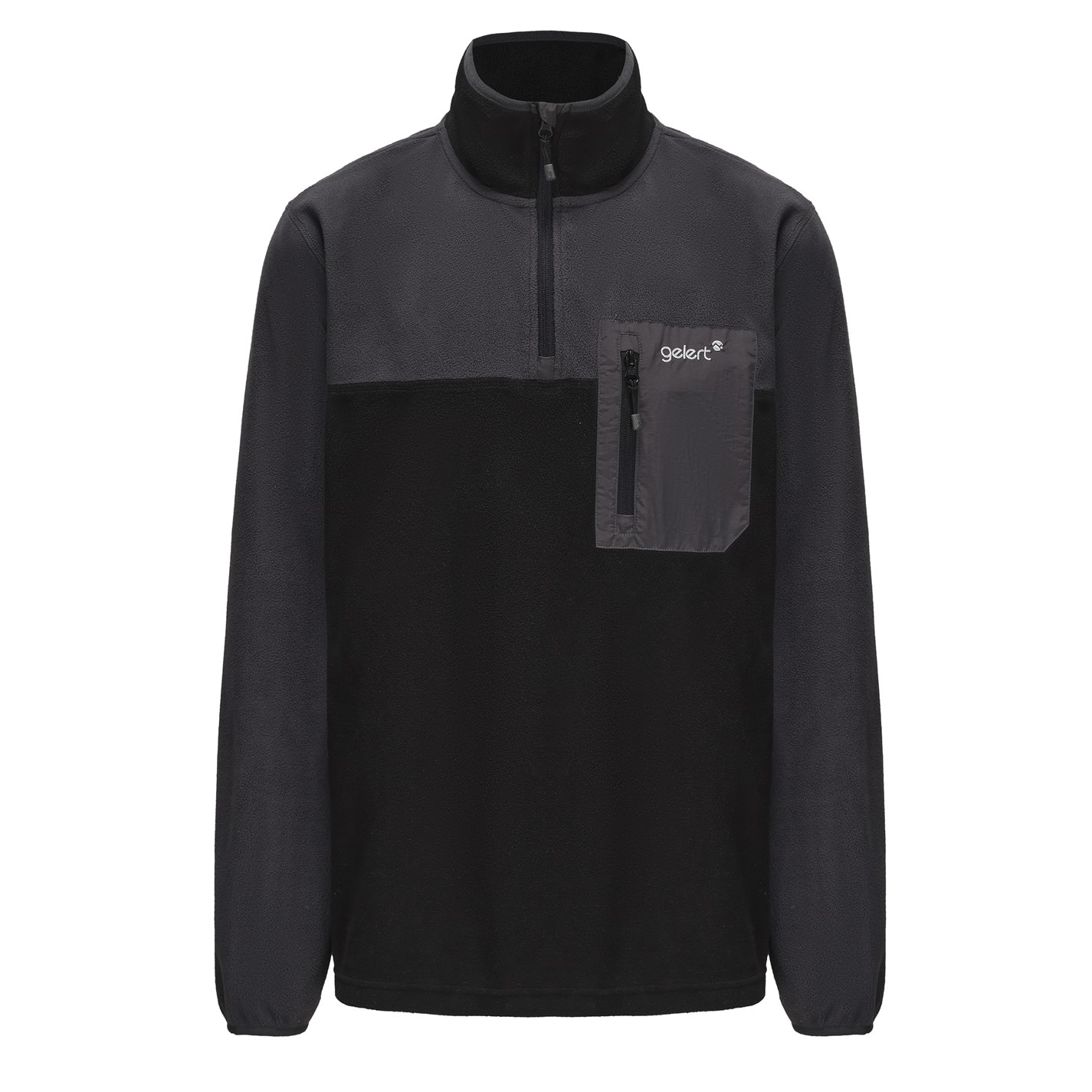 Bunda Gelert Black 5751177 Quarter Snap Fleece Top Mens - 1