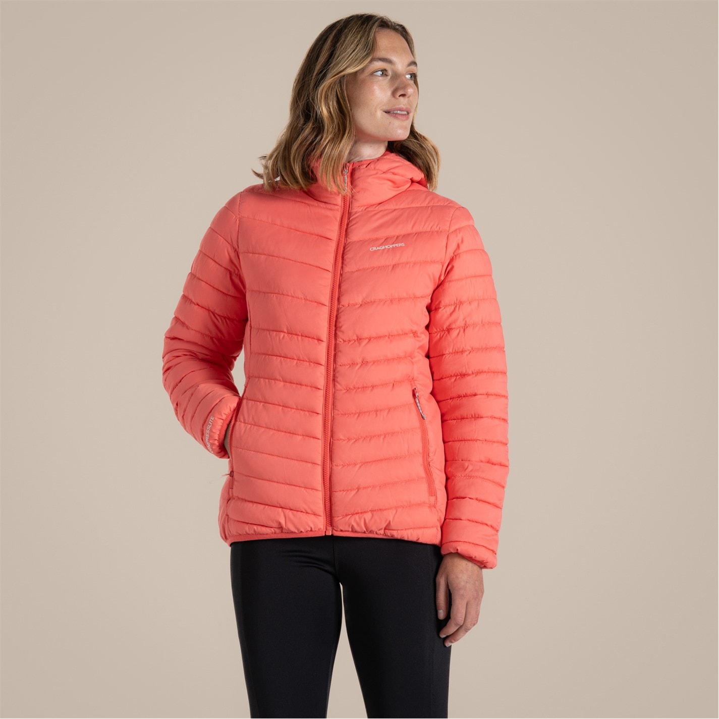 Bunda Craghoppers Deep Coral 2715414 Women's Complite Viii Insulated Puffer Jacket - 1