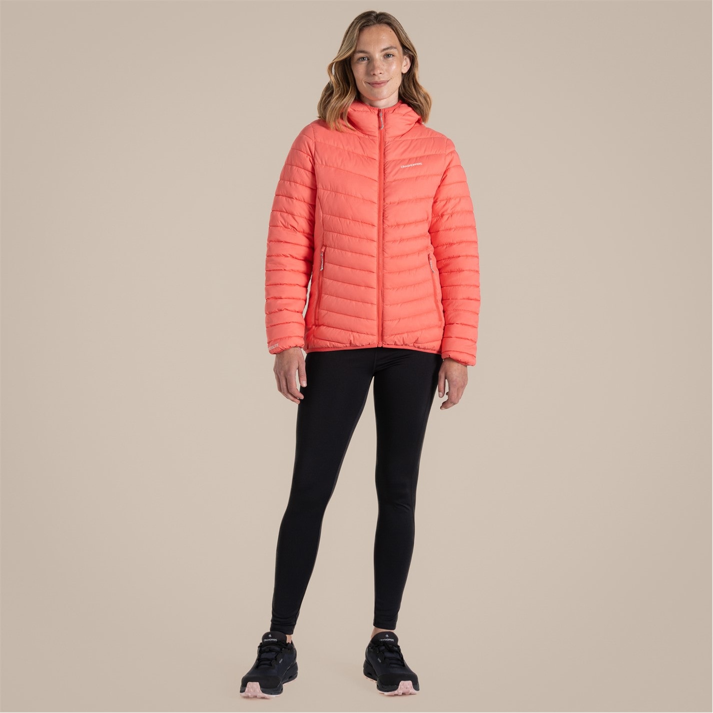 Bunda Craghoppers Deep Coral 2715414 Women's Complite Viii Insulated Puffer Jacket - 3