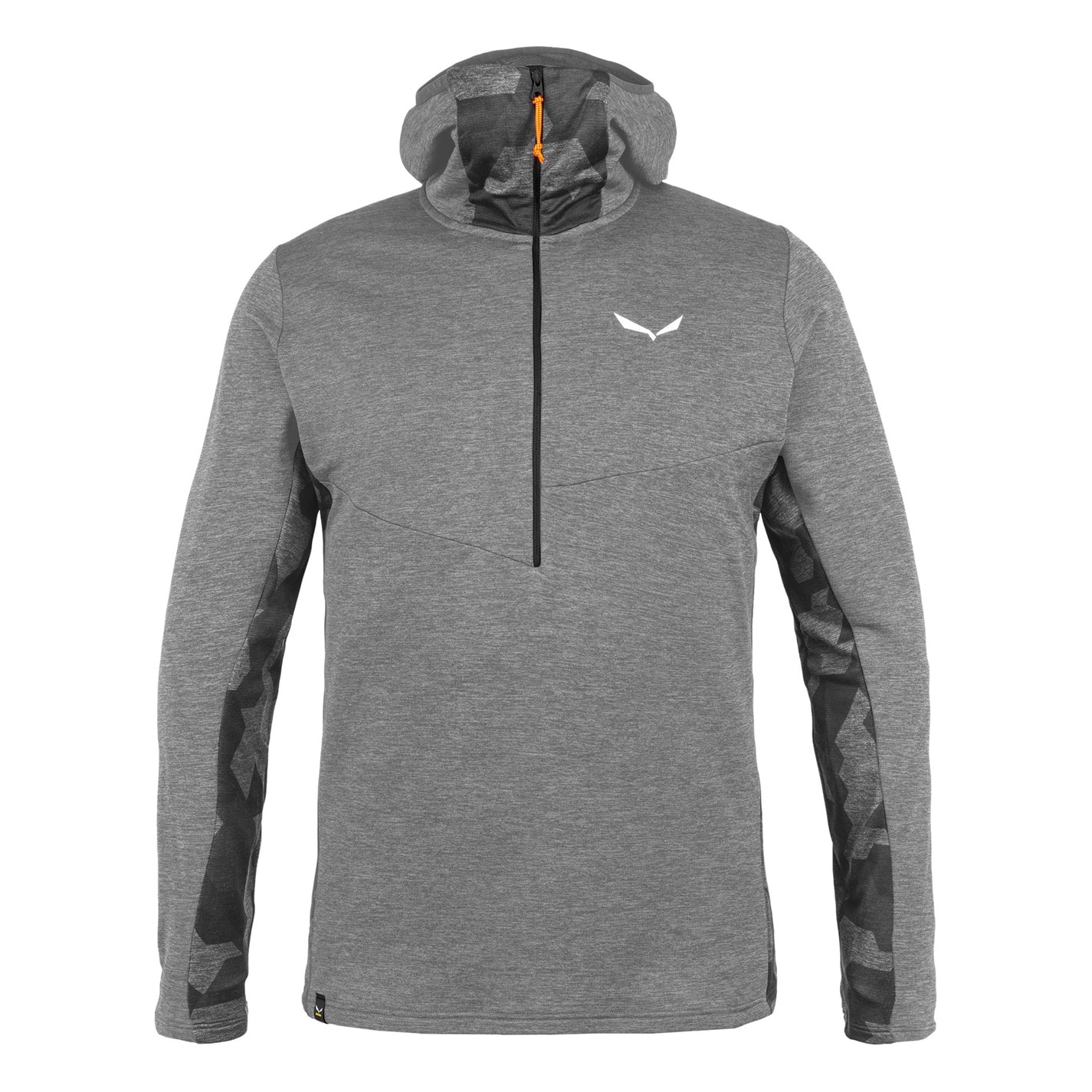 Bunda Salewa Heather Grey 5302126 Men's 1/4 Zip Fleece Fabric - 1