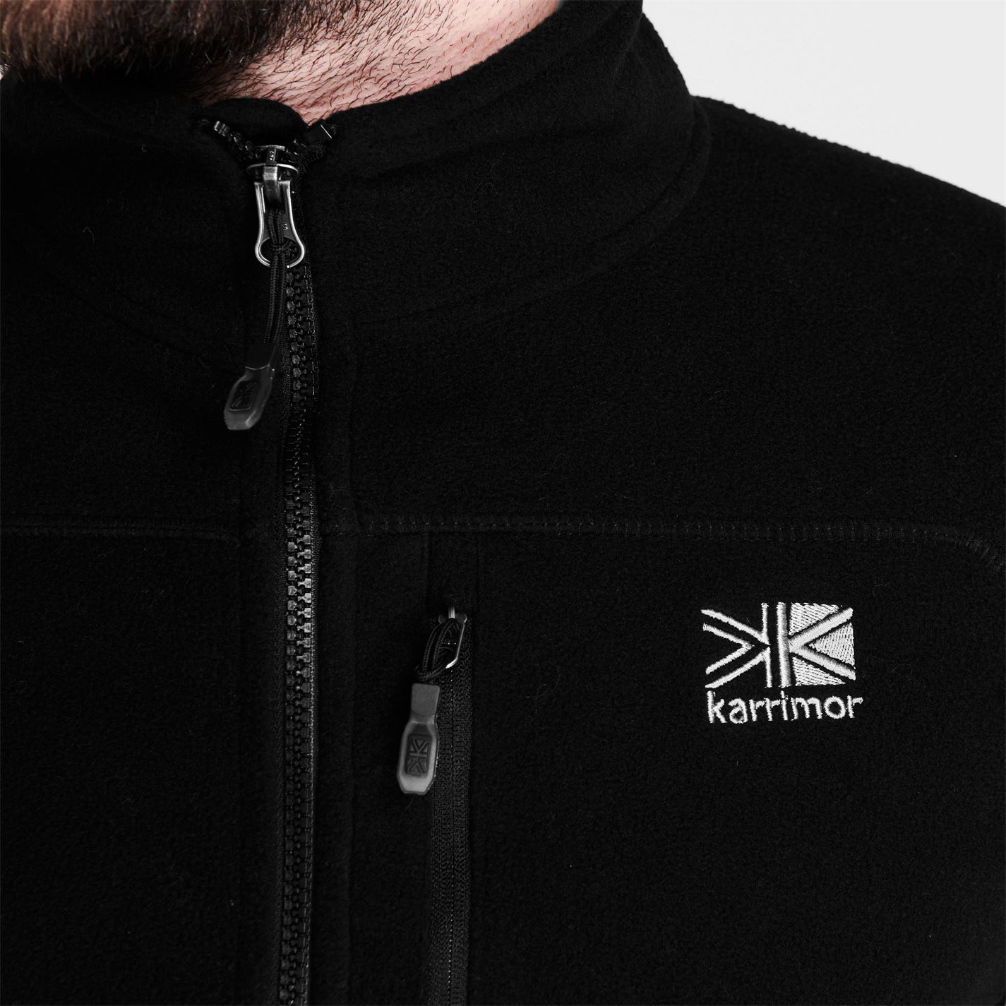 Bunda Karrimor Black 8166153 Fleece Jacket Mens - 4