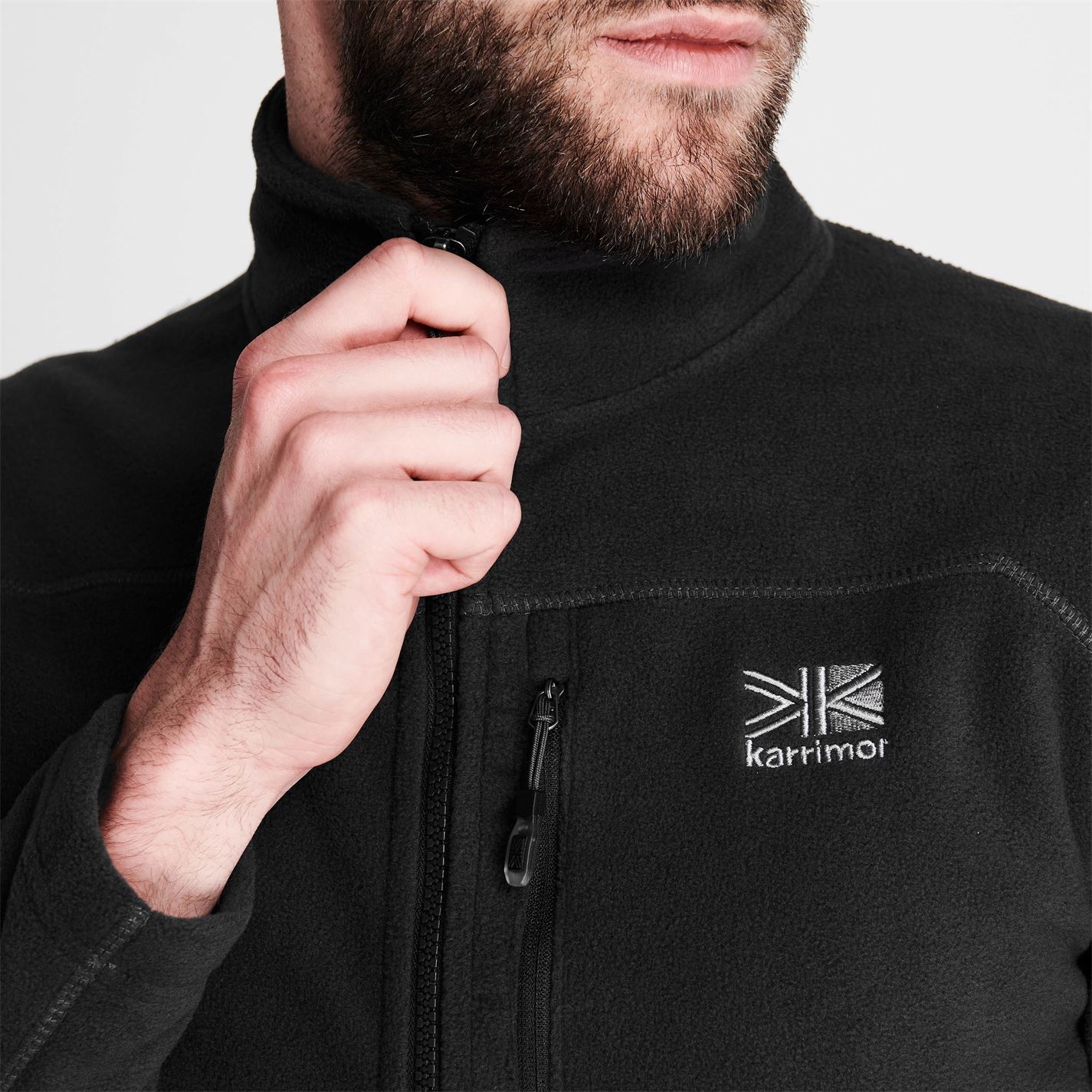 Bunda Karrimor Charcoal 2903202 Fleece Jacket Mens - 4