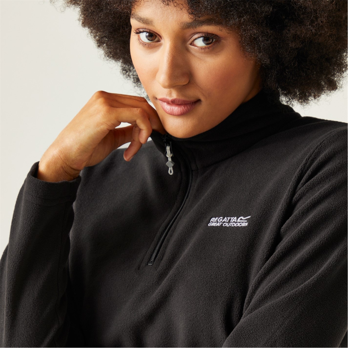 Mikina Regatta Black 5868749 Sweethart Half Zip Fleece - 3