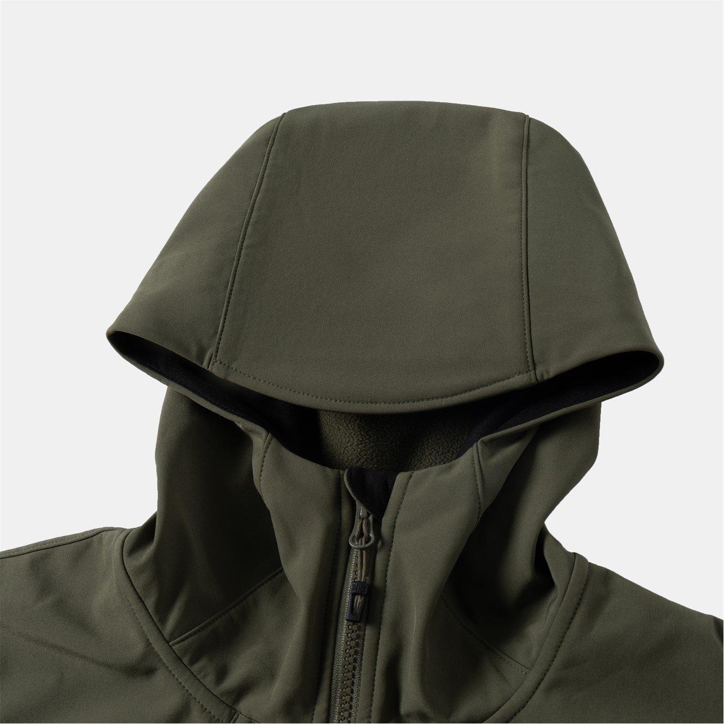 Bunda Karrimor Khaki 5831005 Mens Alpiniste Water Resistant Windproof Long Sleeve Softshell Jacket - 5