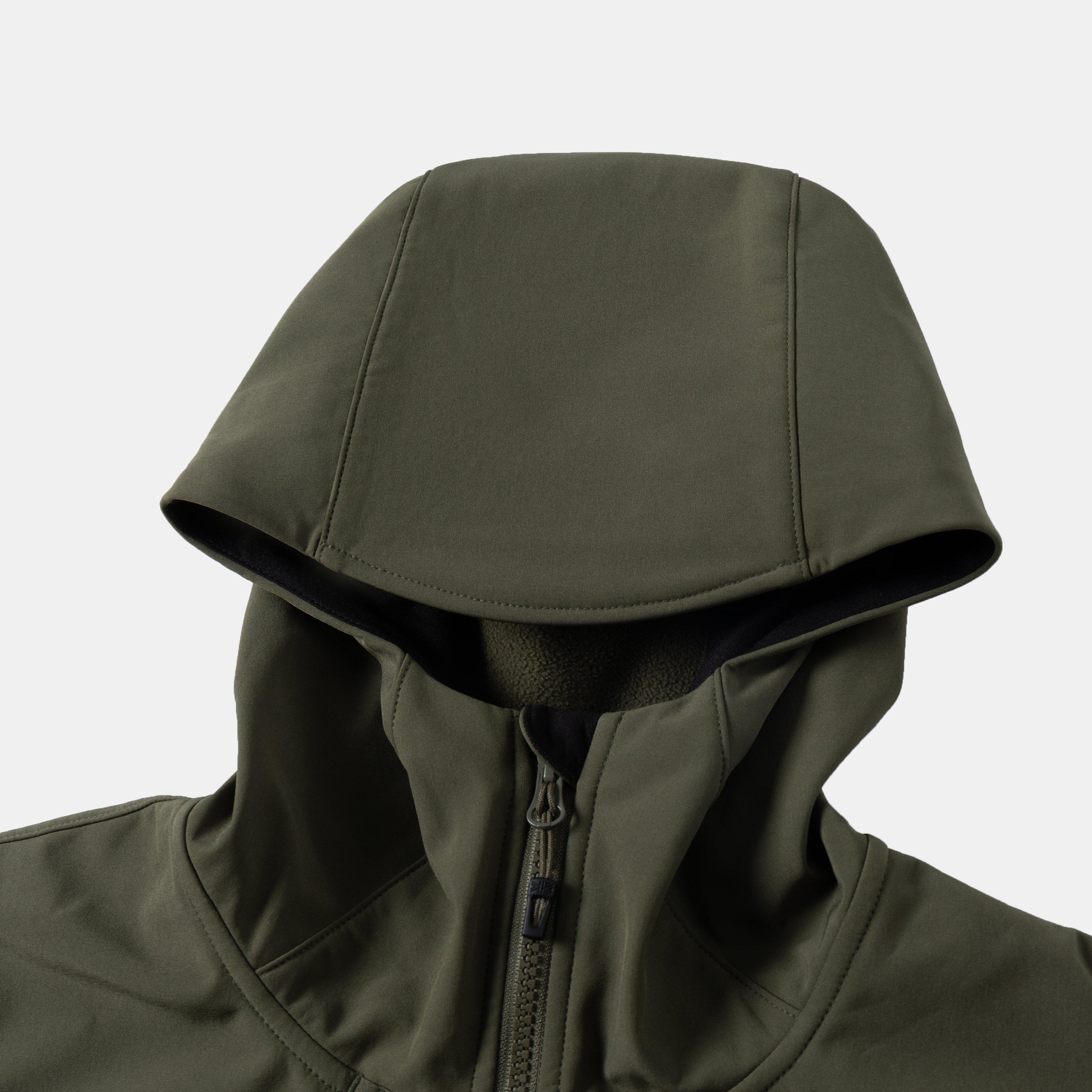 Bunda Karrimor Khaki 5831005 Mens Alpiniste Water Resistant Windproof Long Sleeve Softshell Jacket - 6