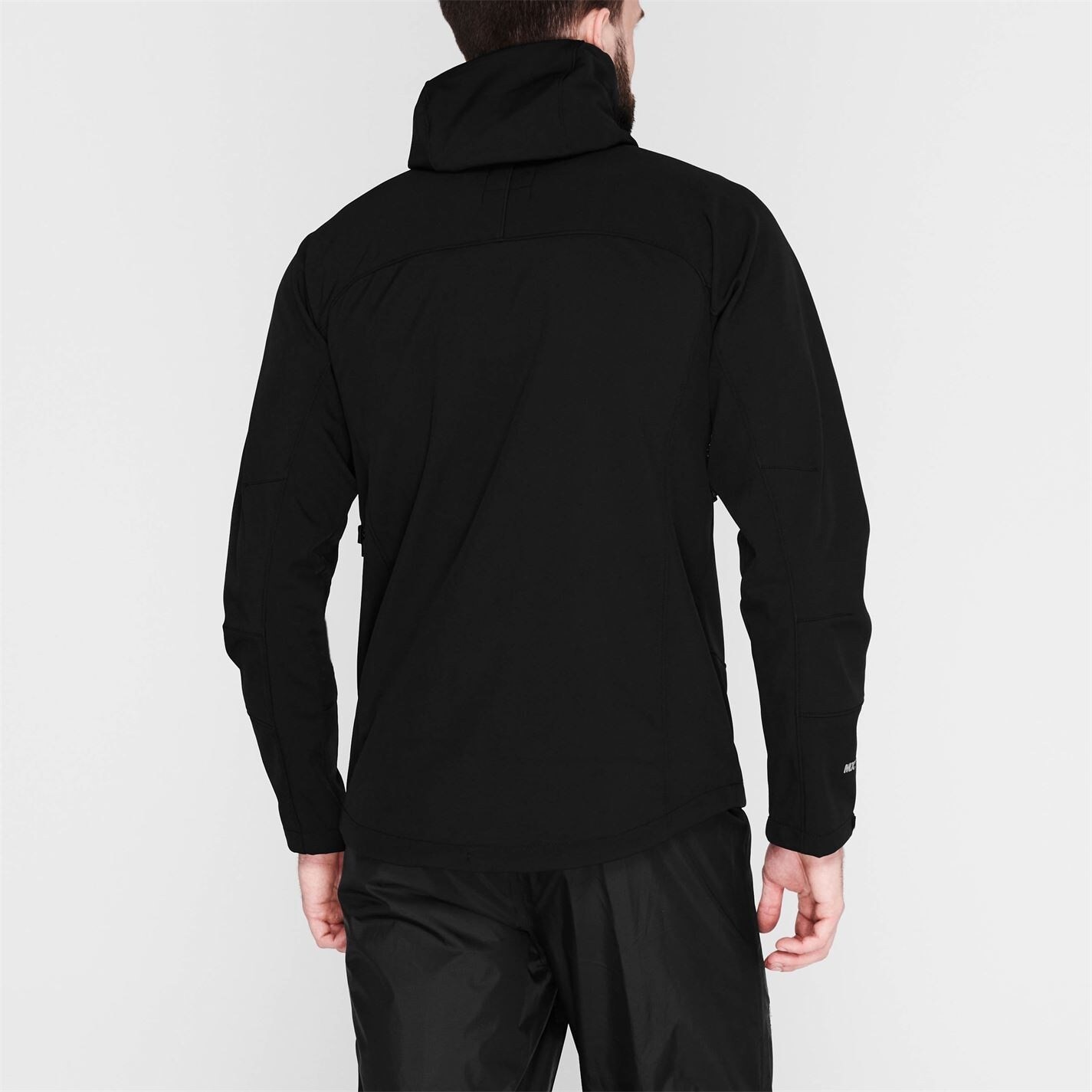 Bunda Karrimor Black 510872 Mens Alpiniste Water Resistant Windproof Long Sleeve Softshell Jacket - 2