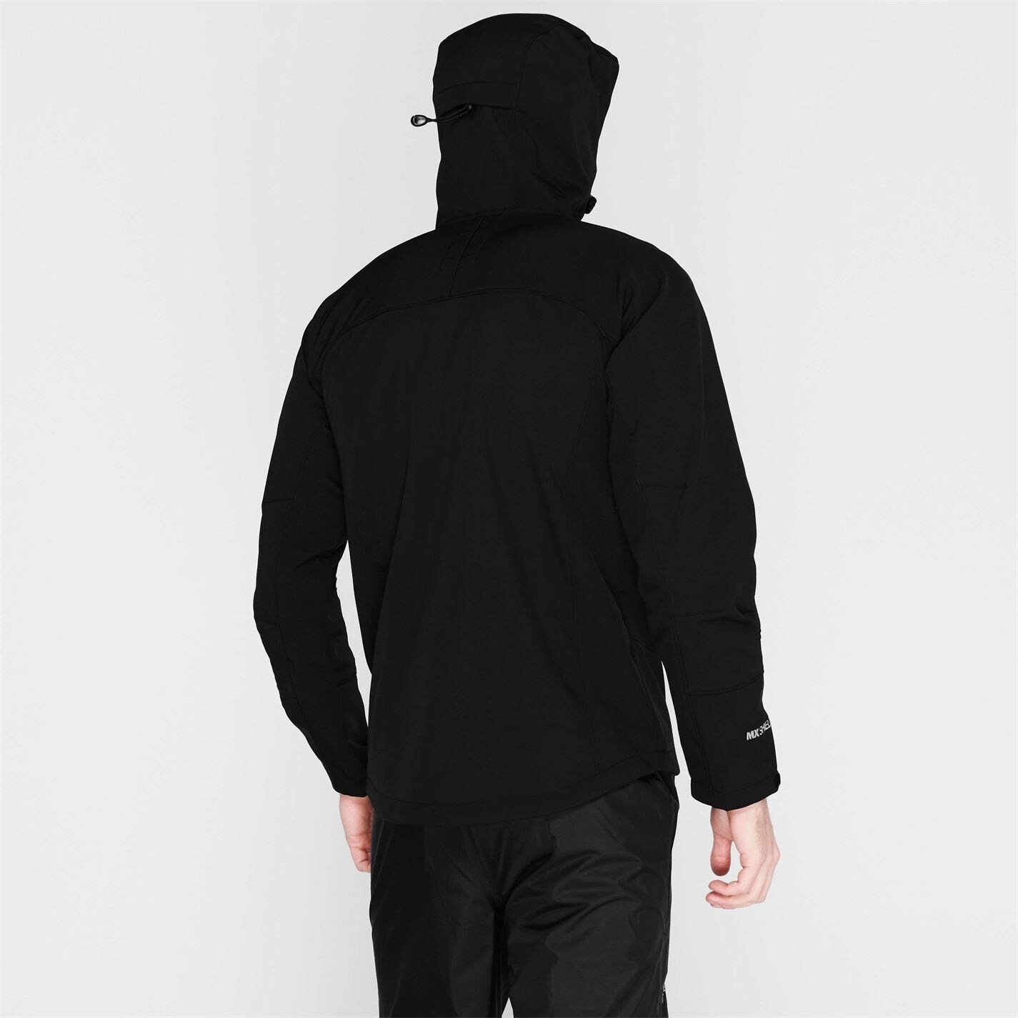 Bunda Karrimor Black 510872 Mens Alpiniste Water Resistant Windproof Long Sleeve Softshell Jacket - 3
