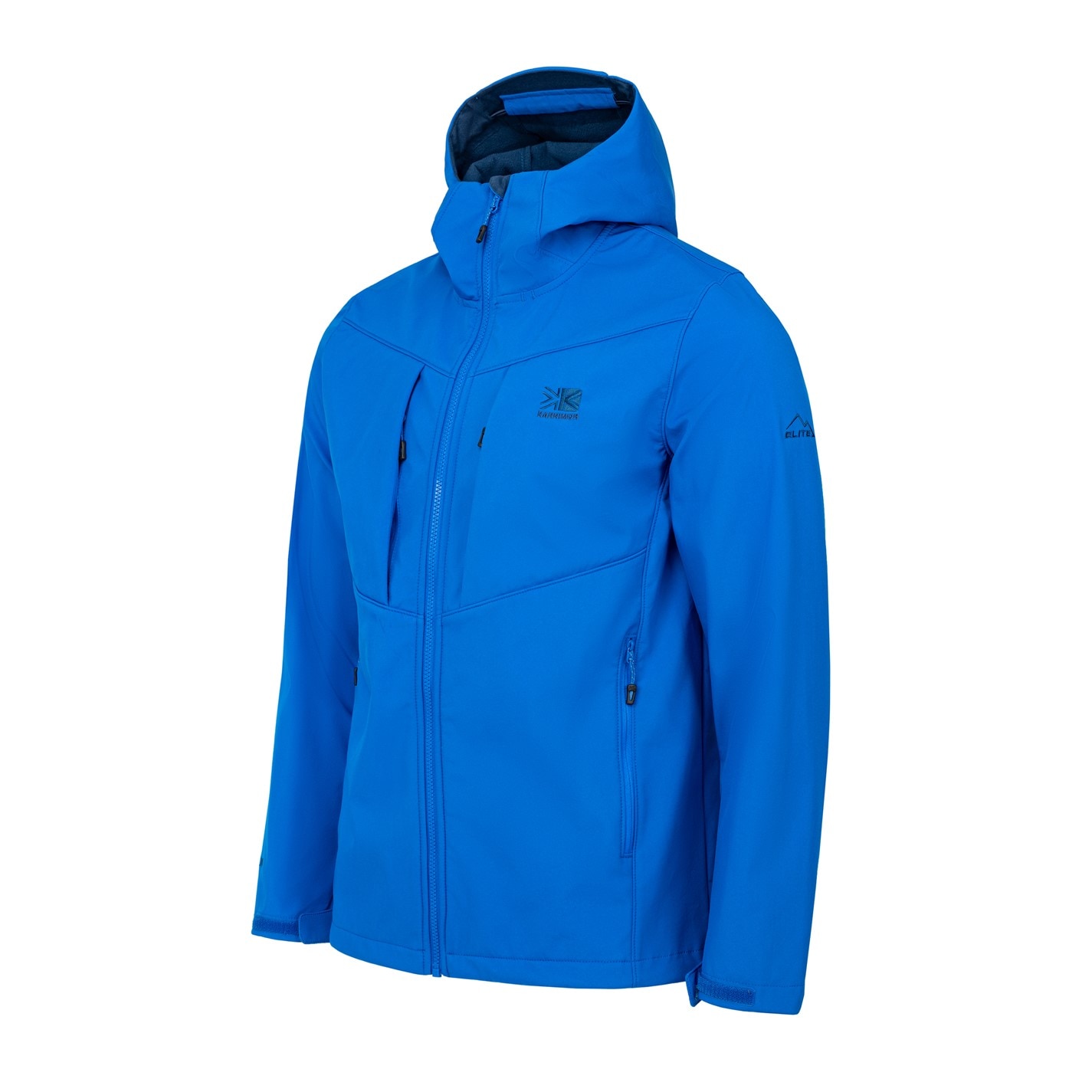 Bunda Karrimor Blue 4645583 Mens Alpiniste Water Resistant Windproof Long Sleeve Softshell Jacket - 5