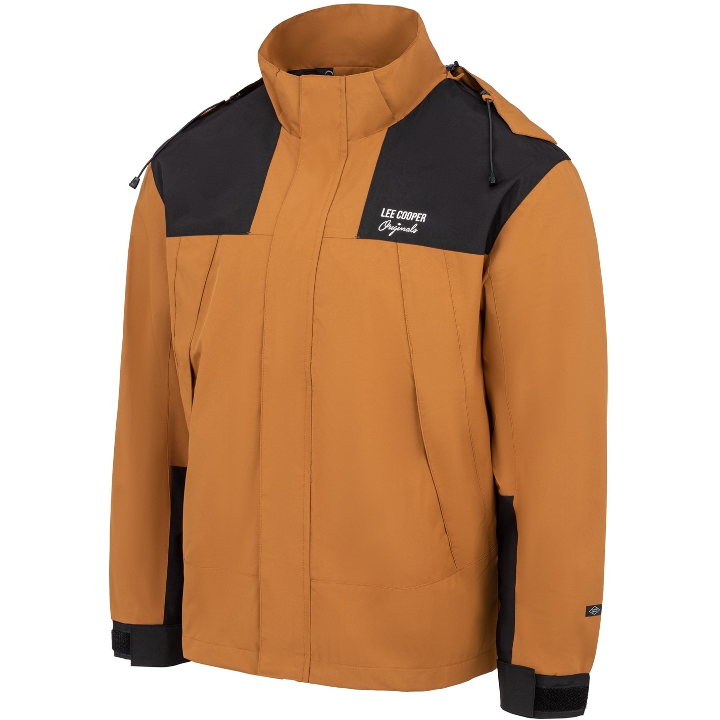Bunda Lee Cooper Caramel 6725372 Men's Windproof Hooded Padded Long Sleeve Waterproof Jacket - 3
