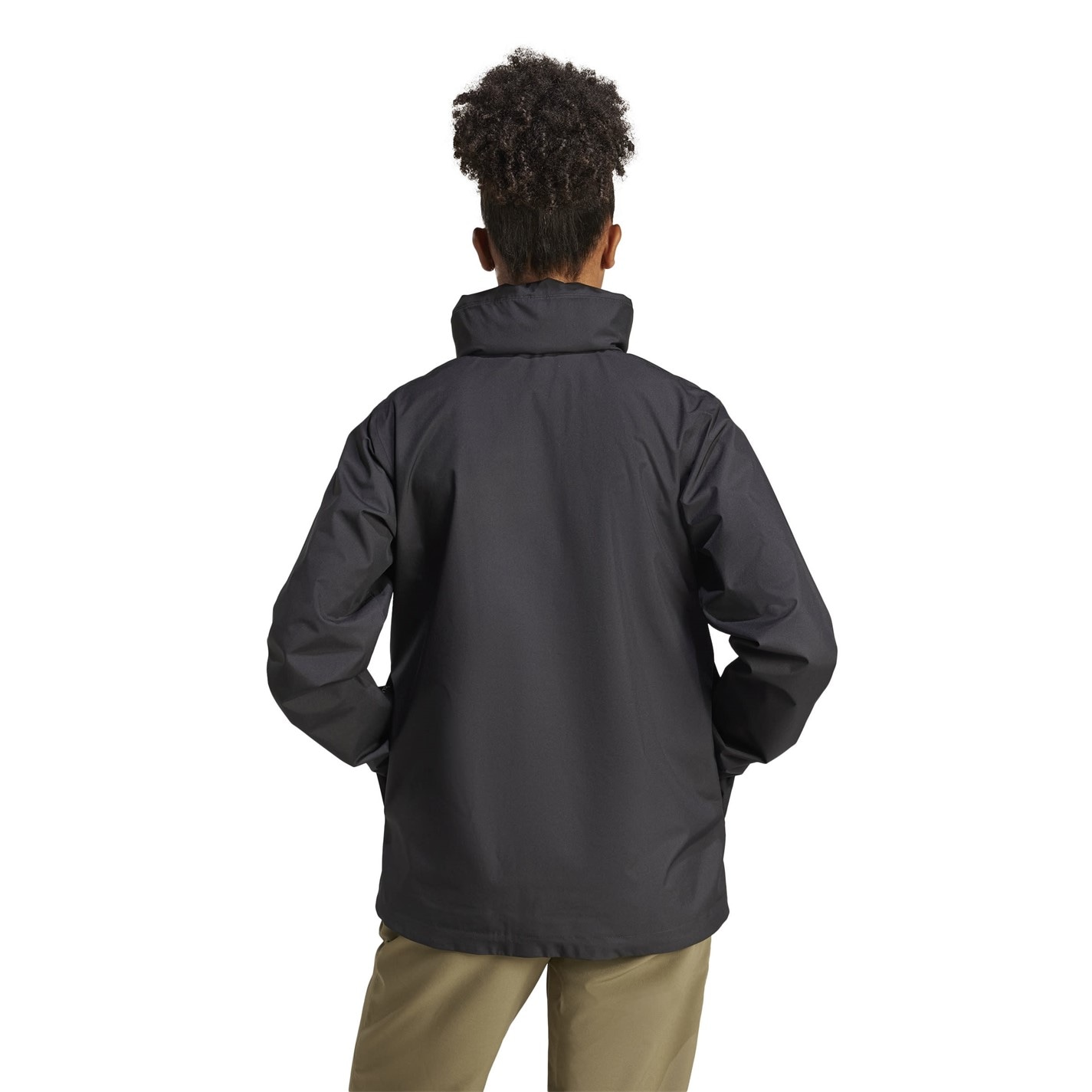 Bunda adidas Black 2302211 Women's Multi Essentials Hooded Long Sleeve Waterproof Jacket - 3