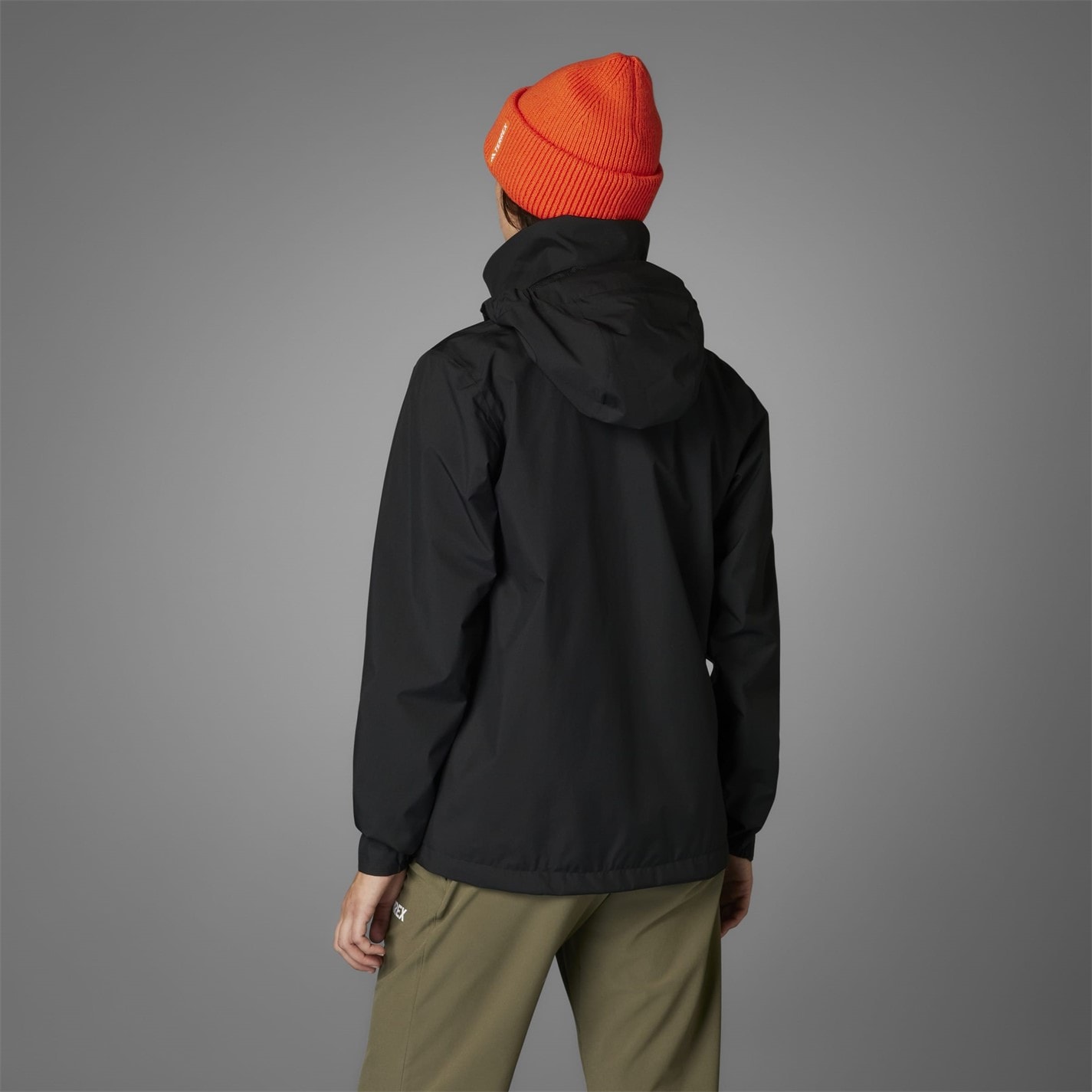 Bunda adidas Black 2302211 Women's Multi Essentials Hooded Long Sleeve Waterproof Jacket - 9