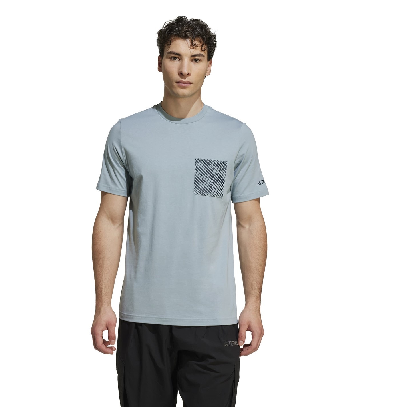 Tričko adidas Magic Grey 4666183 Puzzle T-Shirt Mens - 2