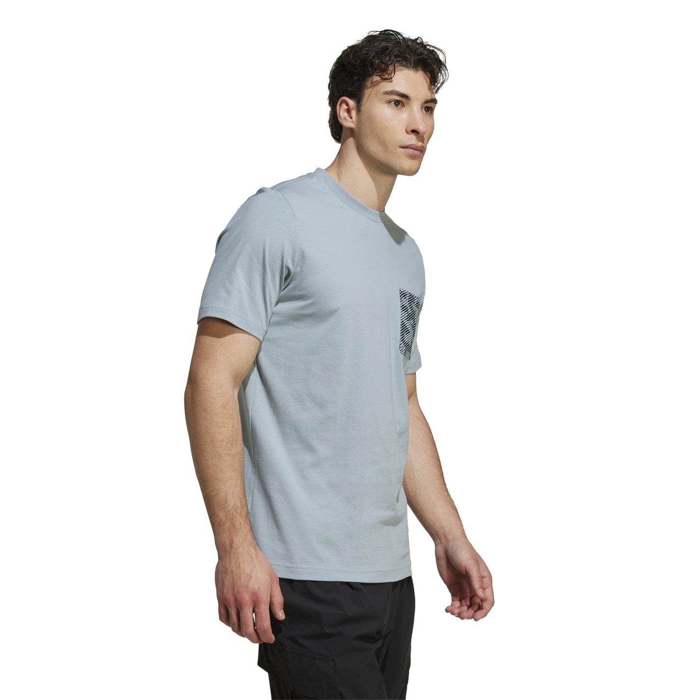 Tričko adidas Magic Grey 4666183 Puzzle T-Shirt Mens - 4