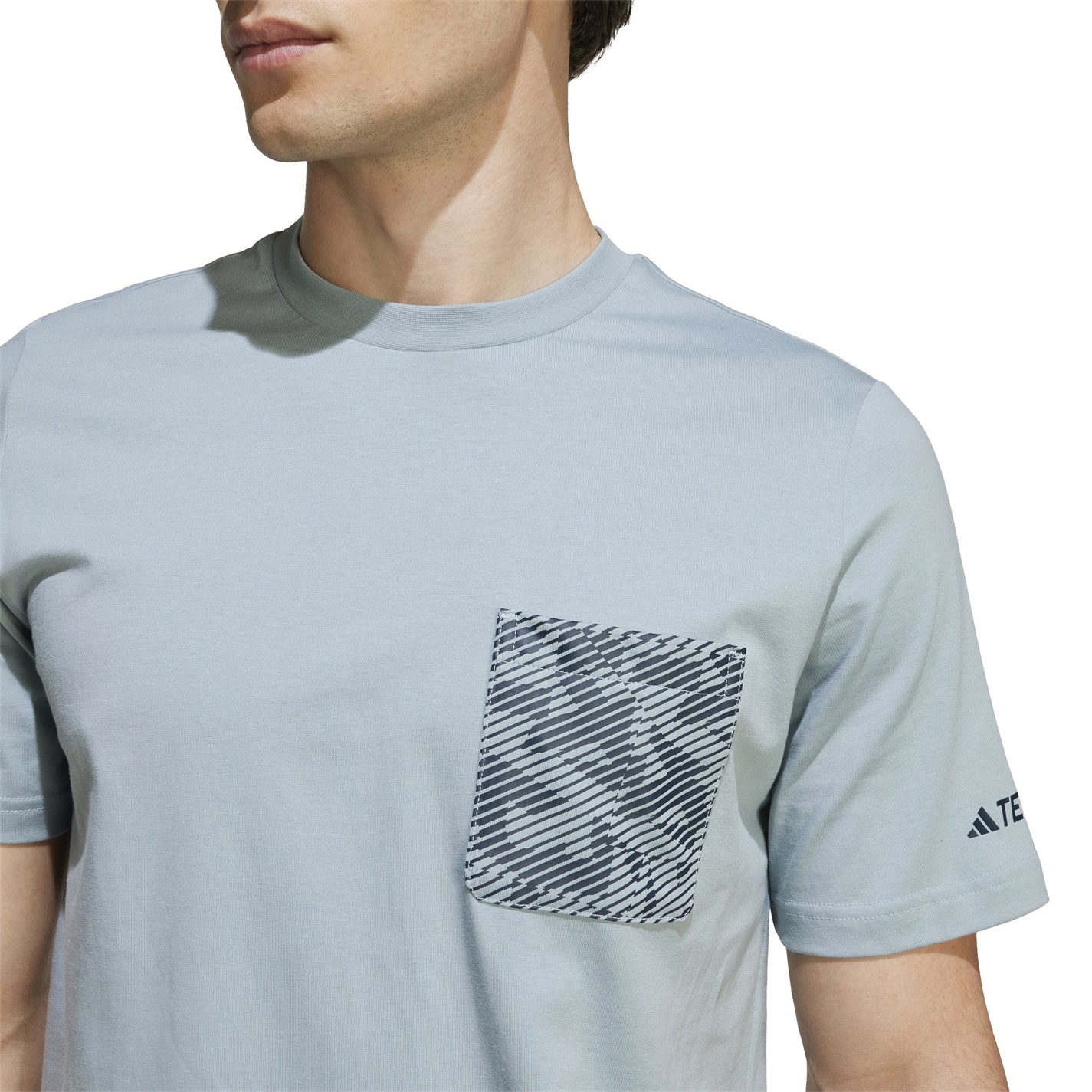 Tričko adidas Magic Grey 4666183 Puzzle T-Shirt Mens - 5