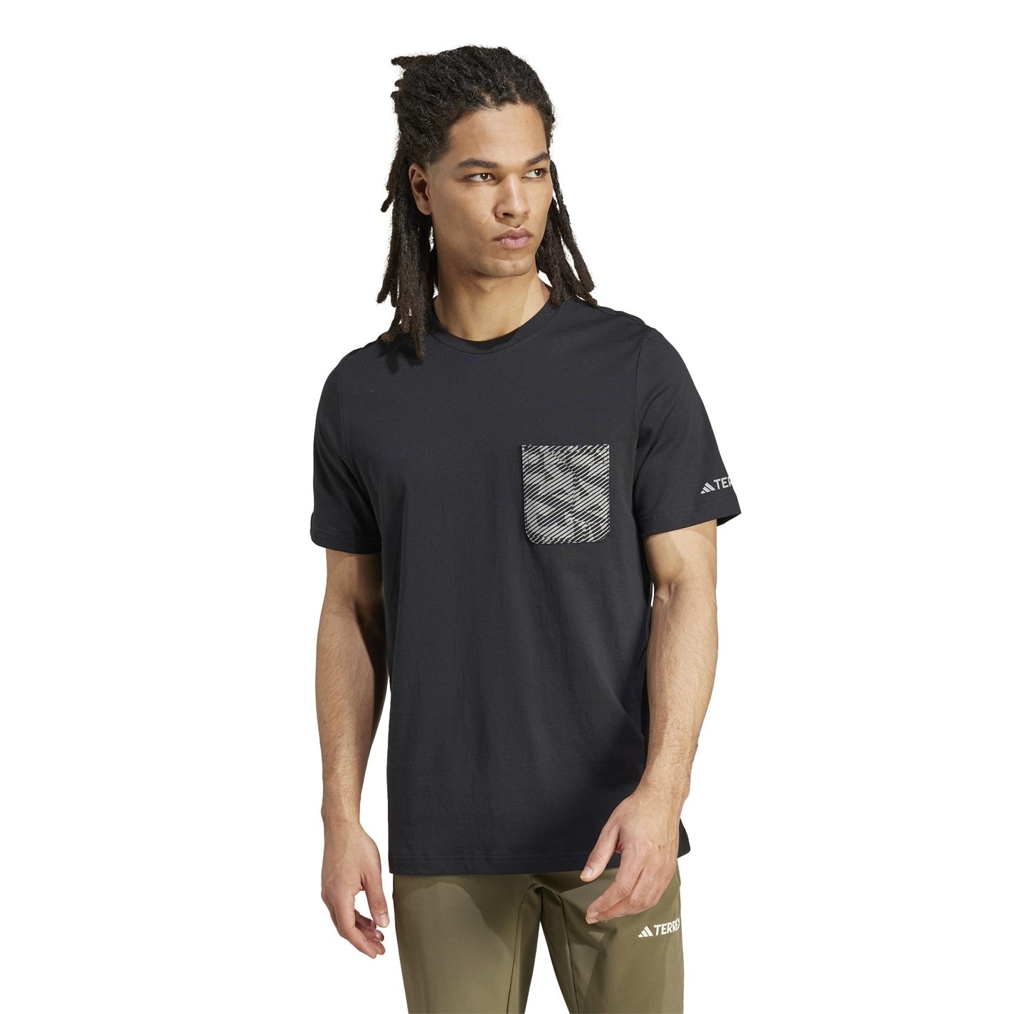 Tričko adidas Black 2454227 Puzzle T-Shirt Mens - 2