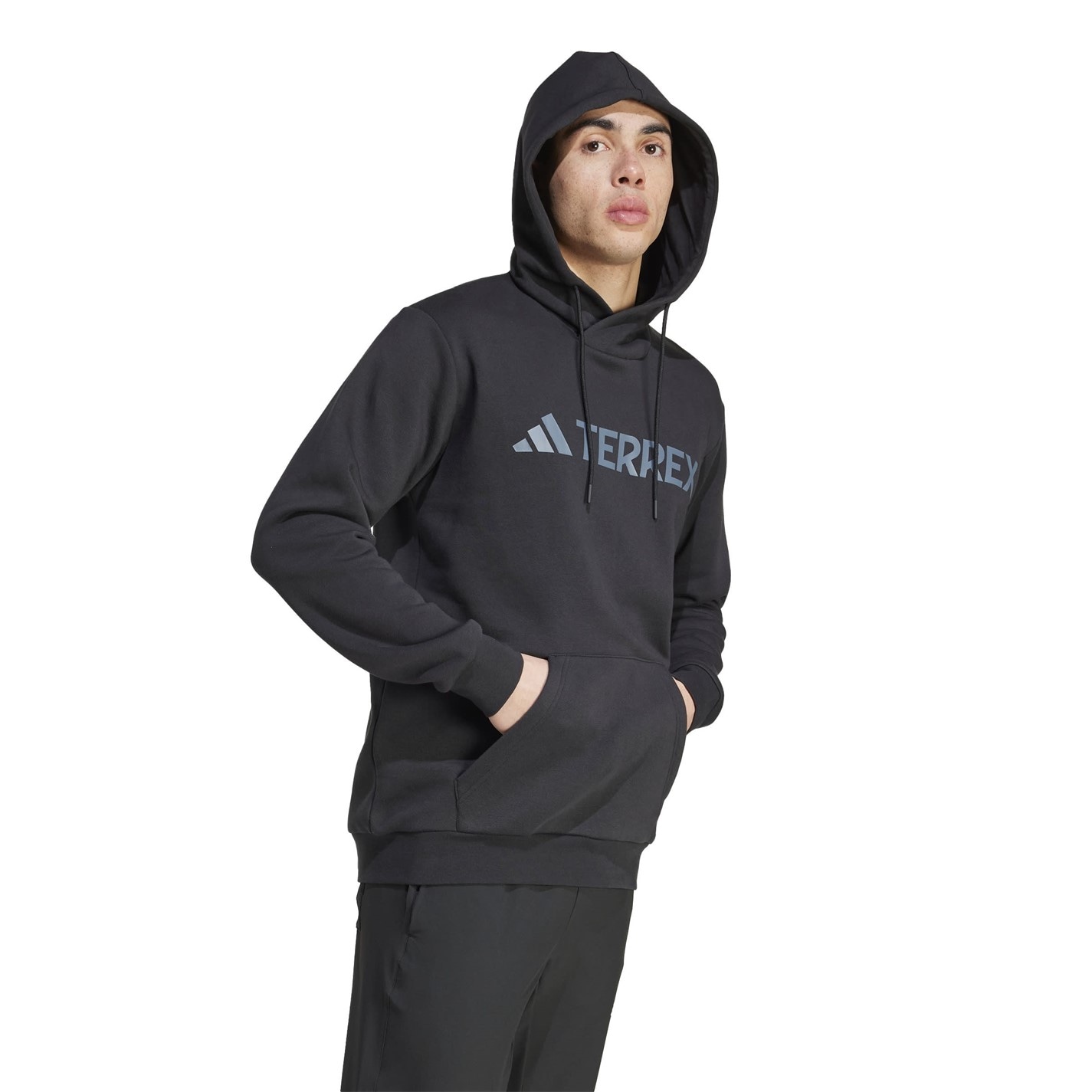 Bunda adidas Black 8460166 Terrex Multi Large Logo Hoodie Mens - 4