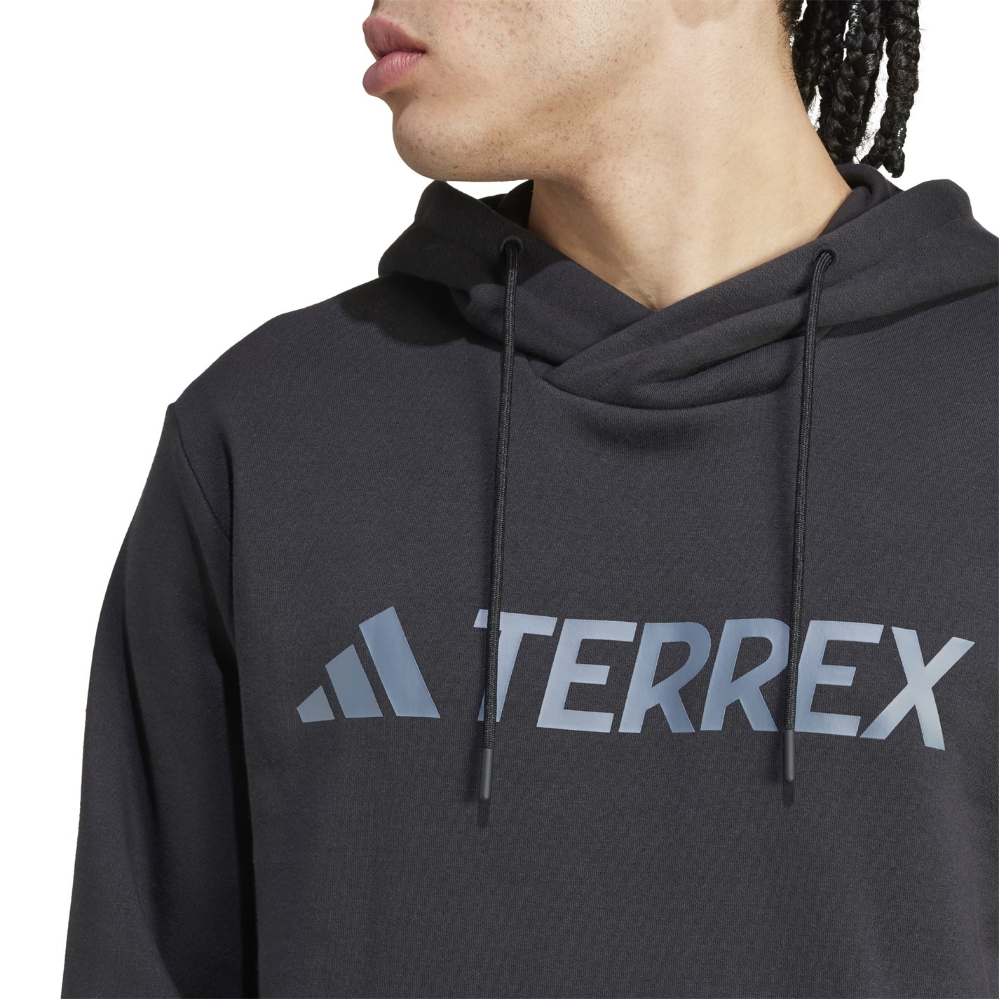 Bunda adidas Black 8460166 Terrex Multi Large Logo Hoodie Mens - 6