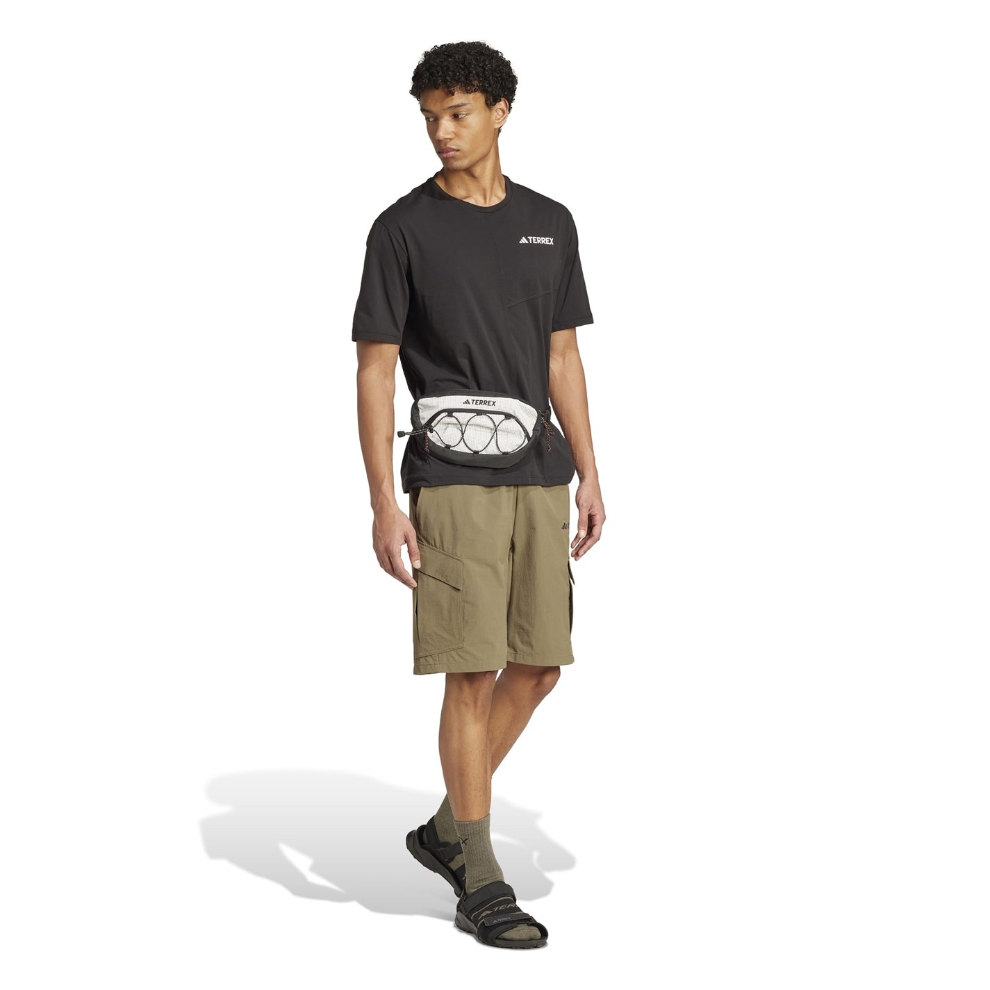 Kraťasy adidas Olive 482085 Terrex Xploric Cargo Shorts Mens - 4