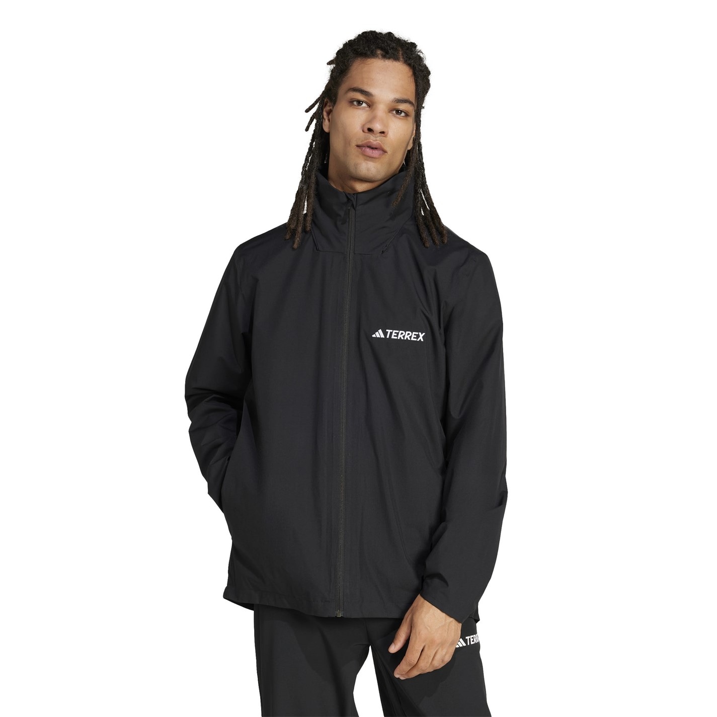 Bunda adidas Black 9458779 Men's Terrex Multi Essentials 2 Layer Climaproof Windproof Waterproof Jacket - 2