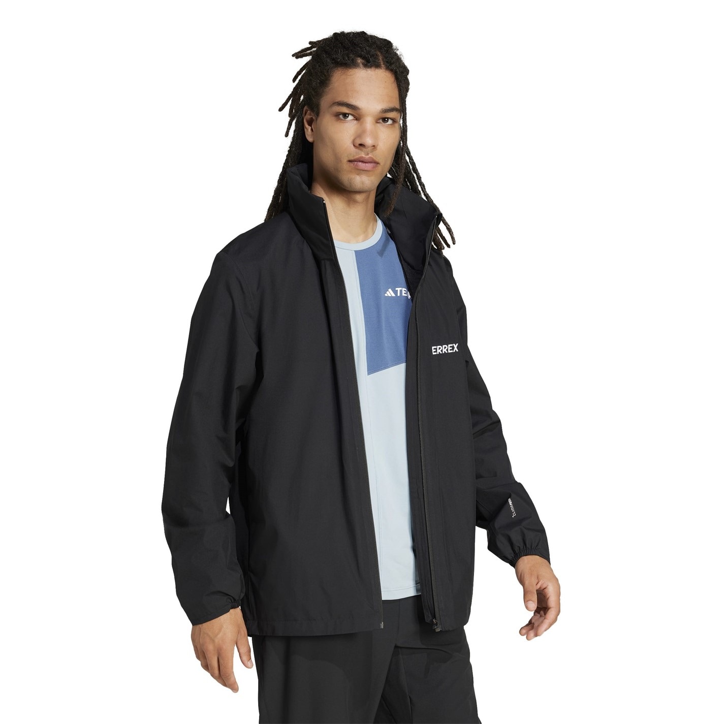 Bunda adidas Black 9458779 Men's Terrex Multi Essentials 2 Layer Climaproof Windproof Waterproof Jacket - 4