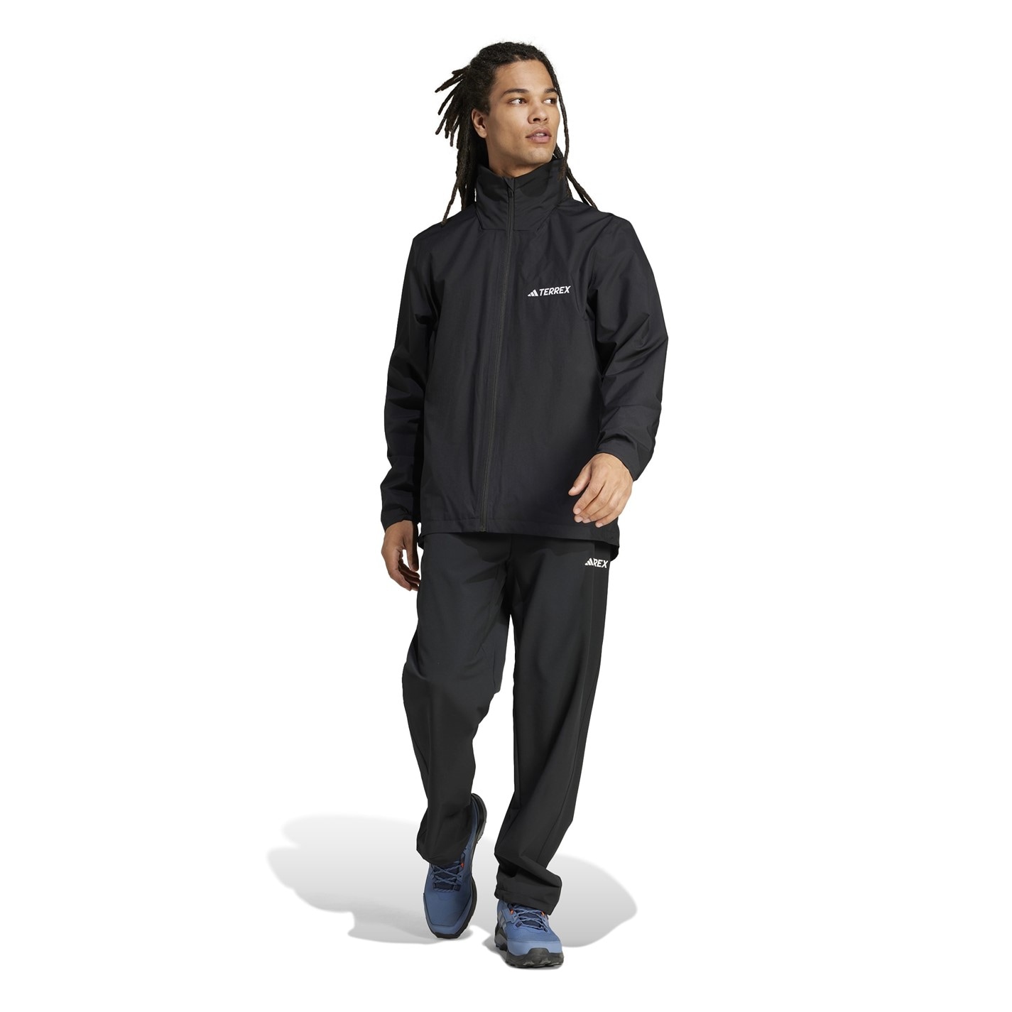 Bunda adidas Black 9458779 Men's Terrex Multi Essentials 2 Layer Climaproof Windproof Waterproof Jacket - 7