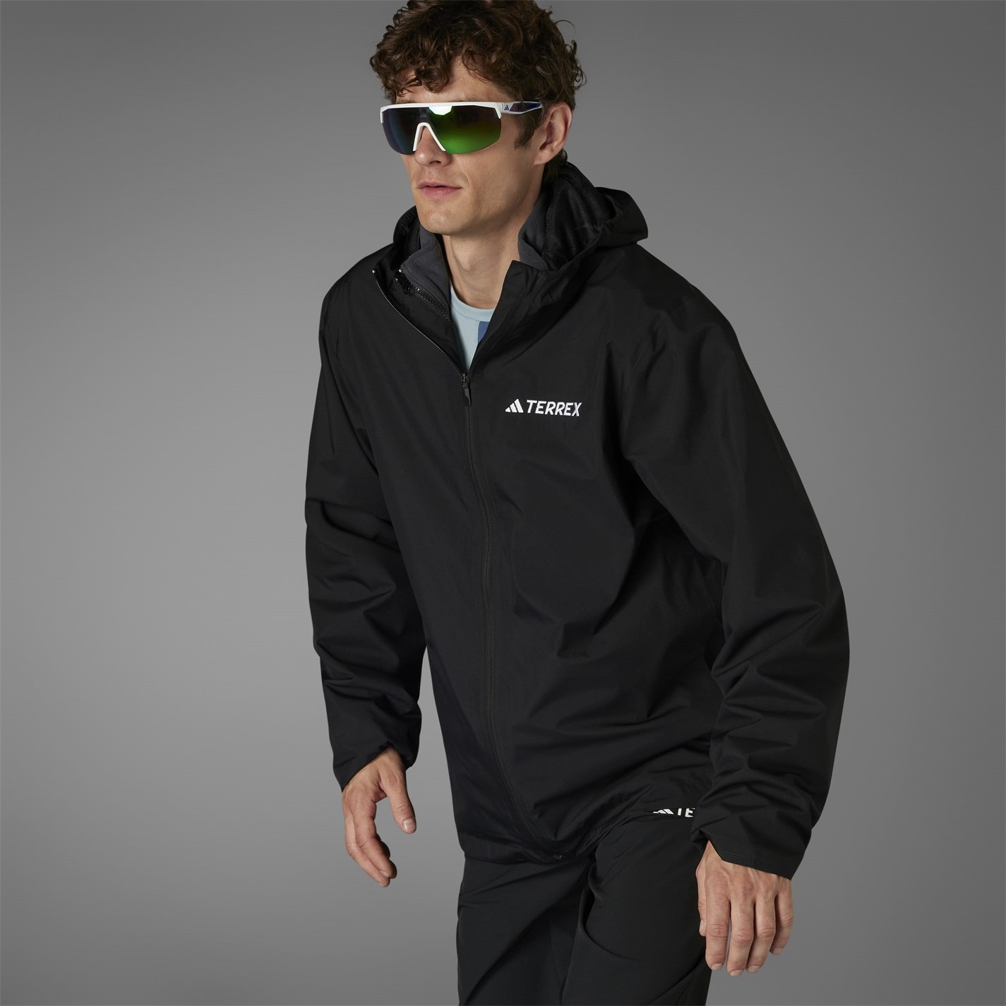 Bunda adidas Black 9458779 Men's Terrex Multi Essentials 2 Layer Climaproof Windproof Waterproof Jacket - 8