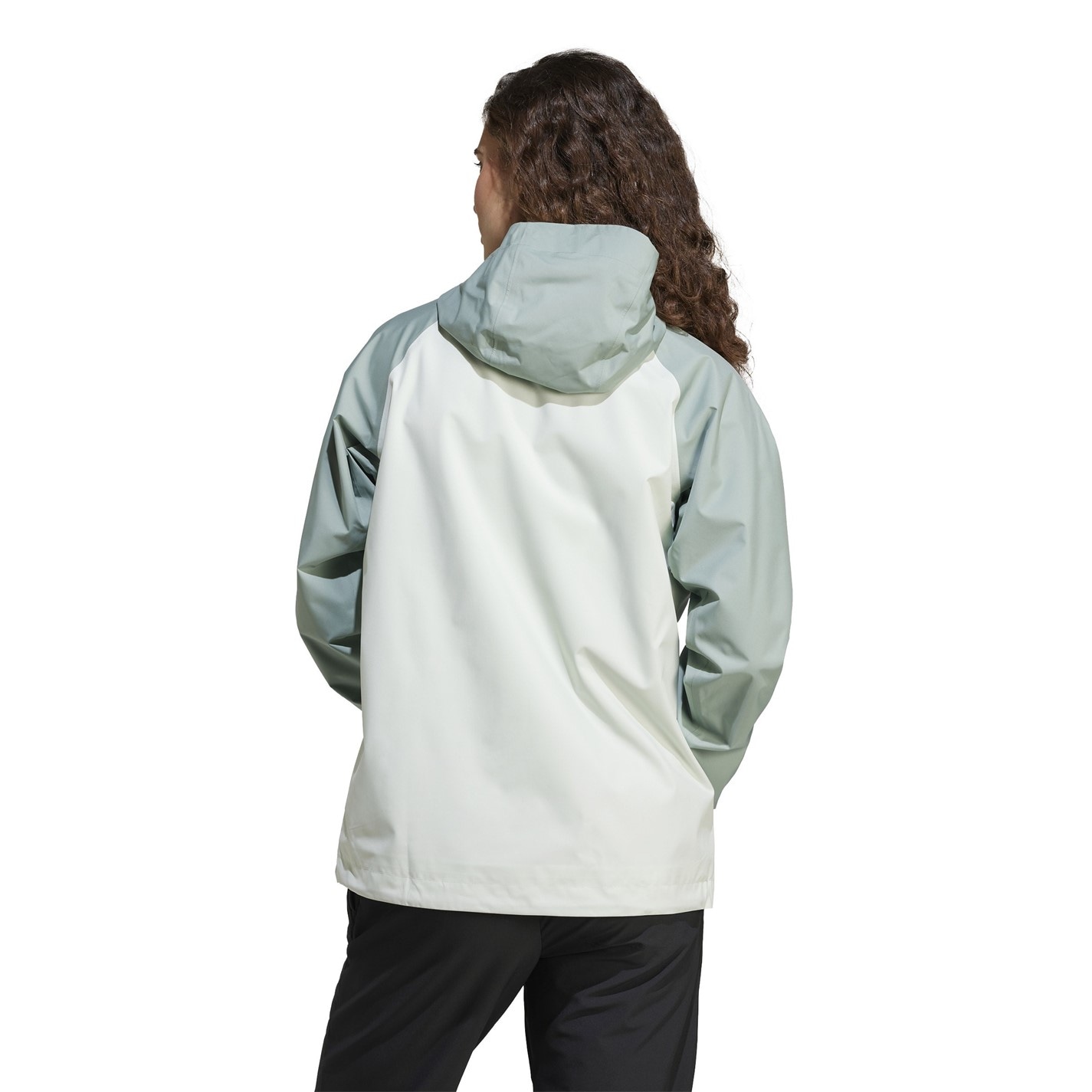 Dámska bunda adidas Linen Green 6255163 Women's TERREX Multi RAIN.RDY Long Sleeve Waterproof Jacket - 3