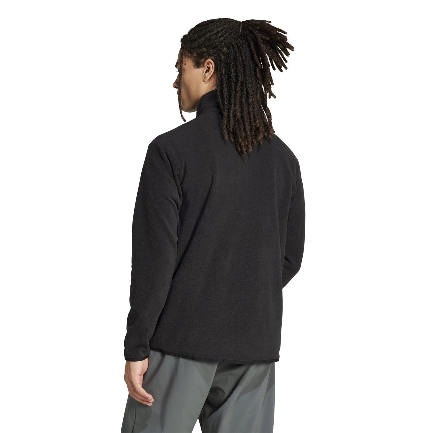 Bunda adidas Black 2117473 Multi Essentials Full-Zip Fleece Jacket Mens - 3