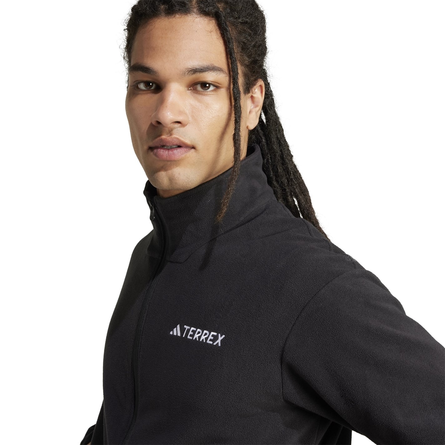 Bunda adidas Black 2117473 Multi Essentials Full-Zip Fleece Jacket Mens - 5