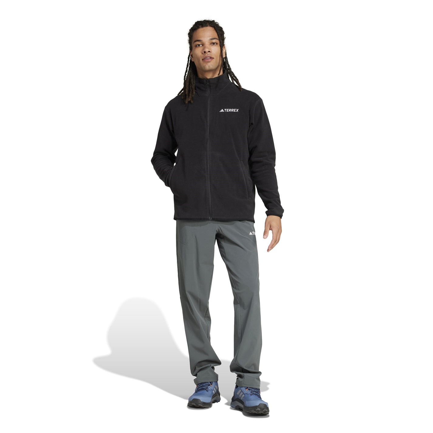 Bunda adidas Black 2117473 Multi Essentials Full-Zip Fleece Jacket Mens - 7