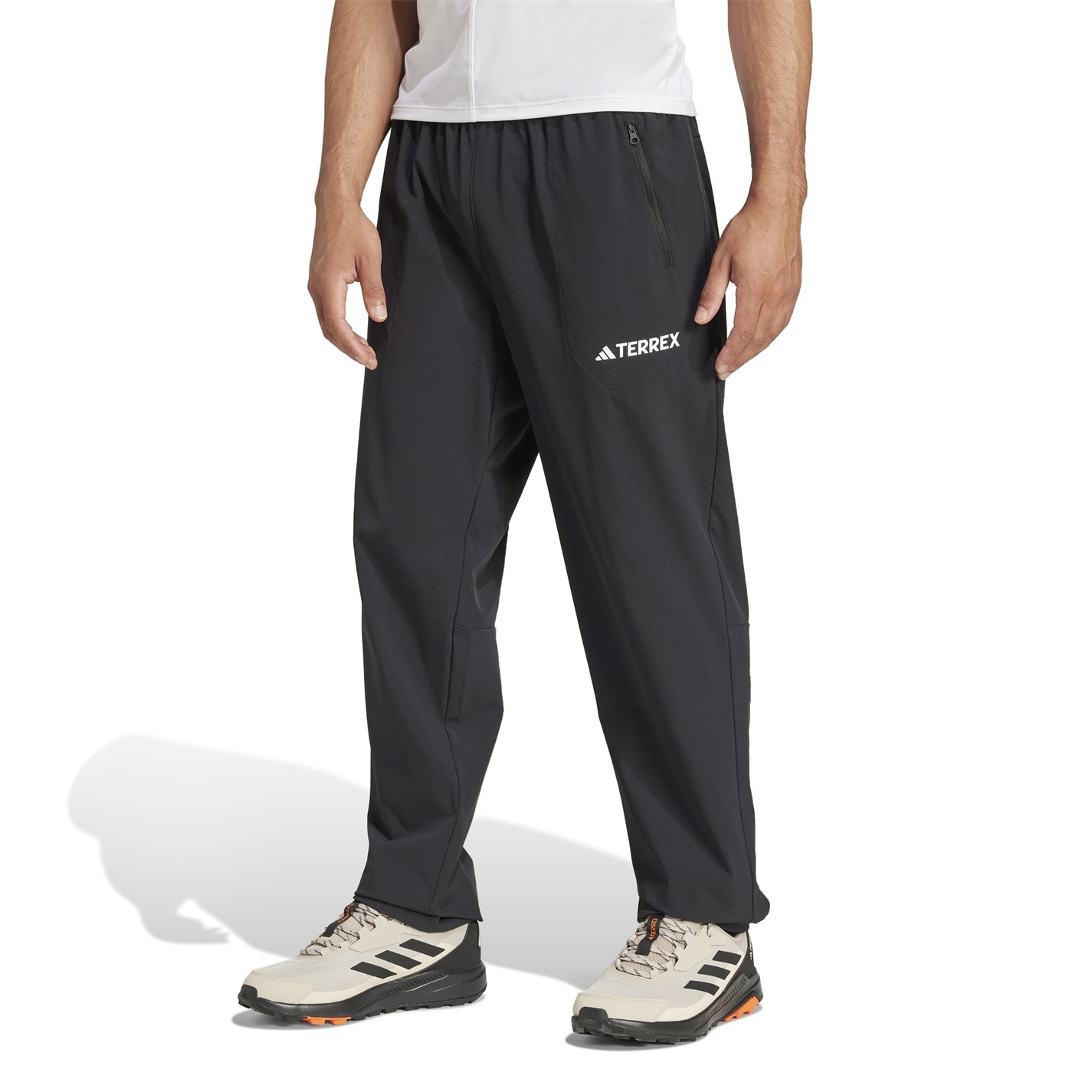 Nohavice adidas Black 5947828 Multi Essentials Stretch Joggers Mens - 2