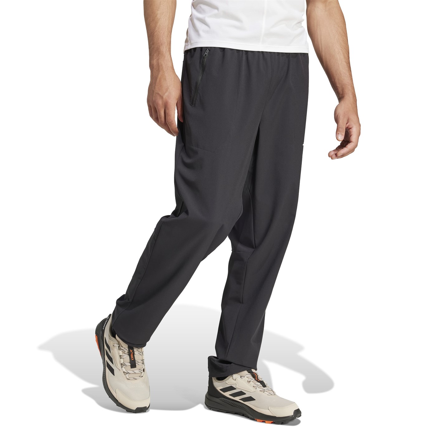 Nohavice adidas Black 5947828 Multi Essentials Stretch Joggers Mens - 4