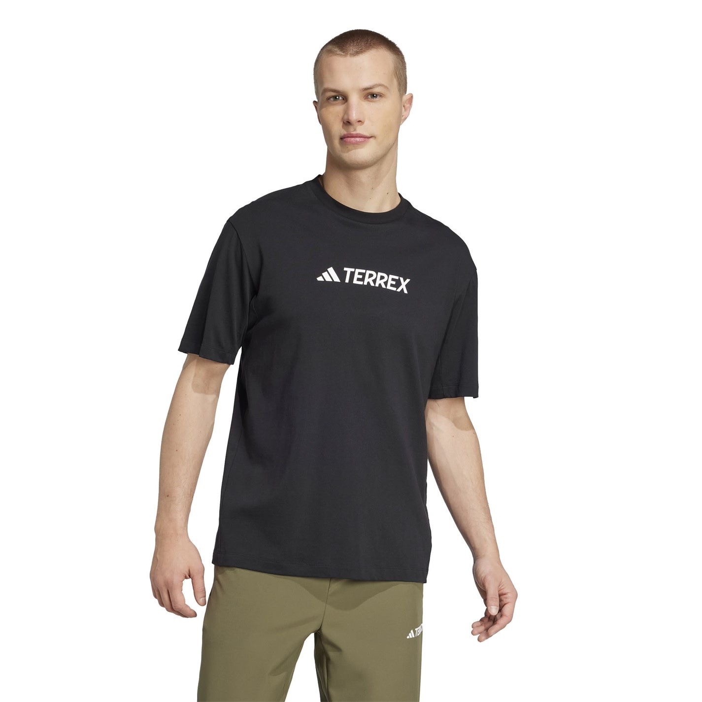 Tričko adidas Black 3898393 Terrex Classic Logo T-Shirt Mens - 3