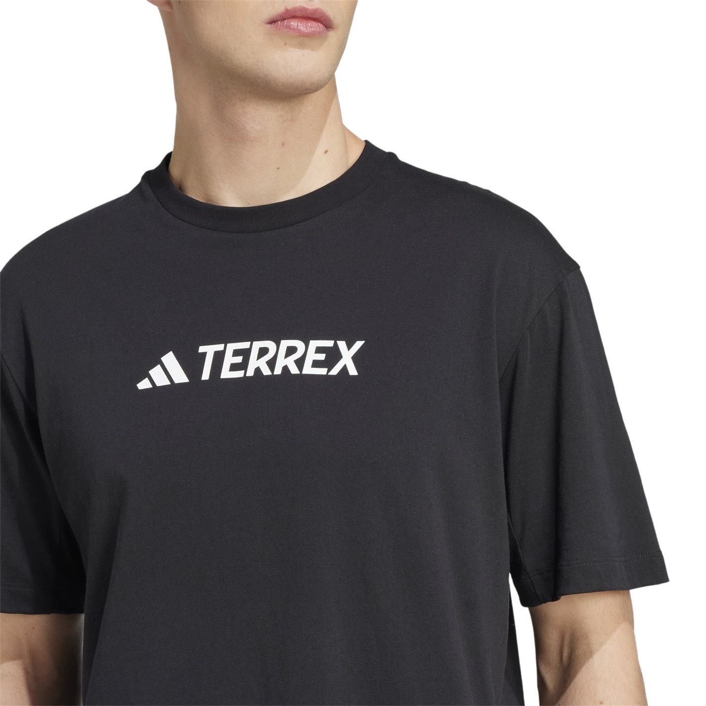 Tričko adidas Black 3898393 Terrex Classic Logo T-Shirt Mens - 7