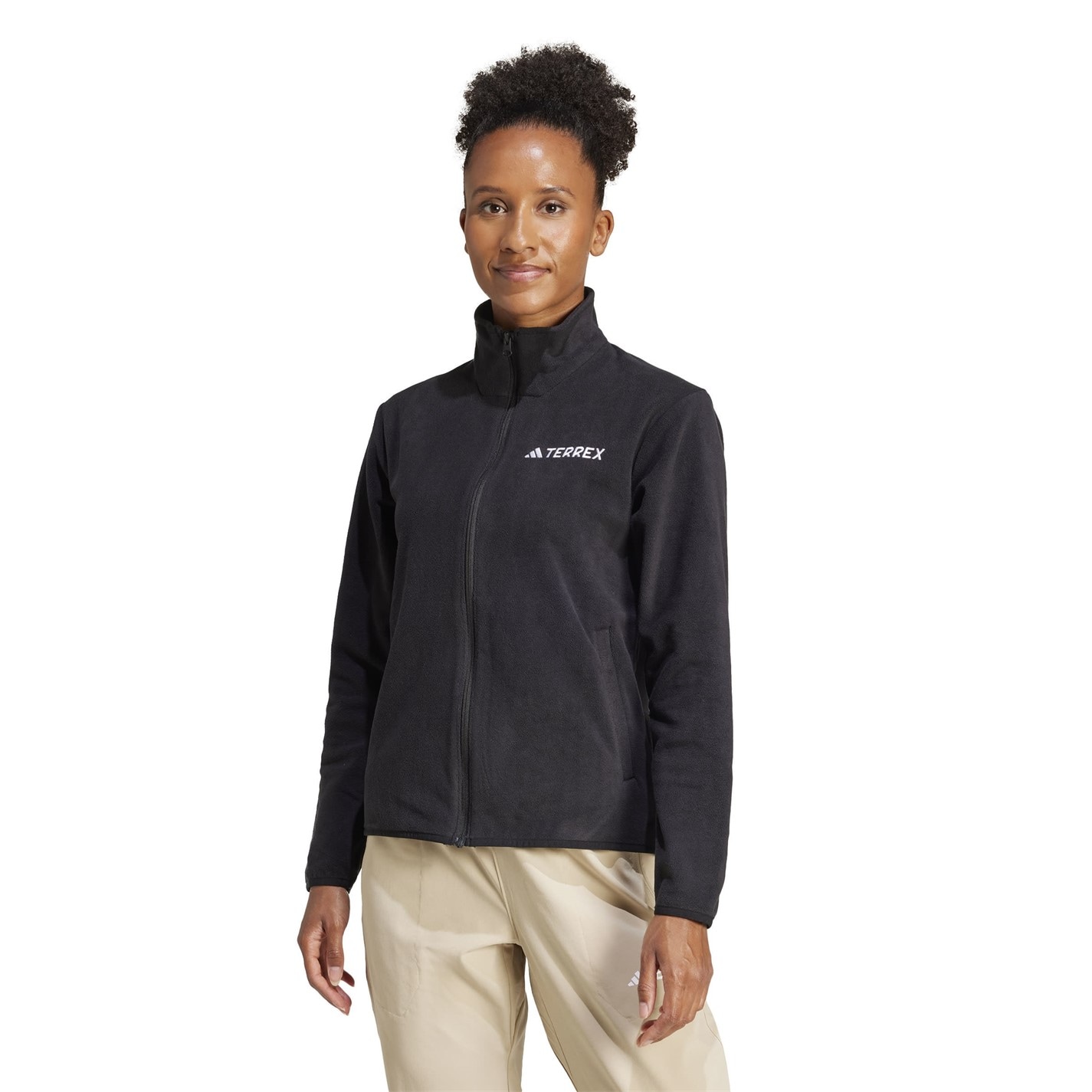 Mikina adidas Black 5987975 Xperior Cross Country Ski Soft Shell Fleece Jacket Womens - 2