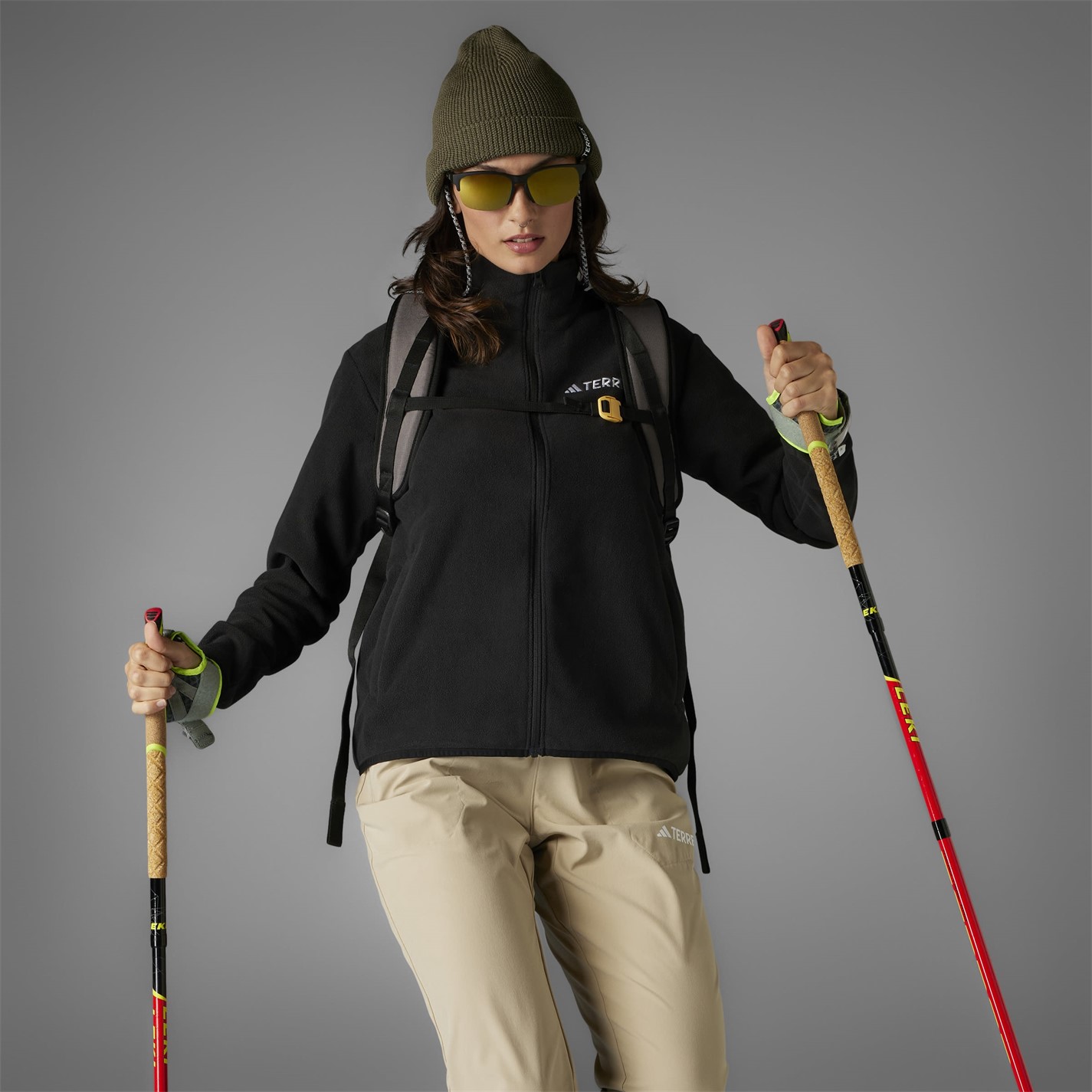 Mikina adidas Black 5987975 Xperior Cross Country Ski Soft Shell Fleece Jacket Womens - 12