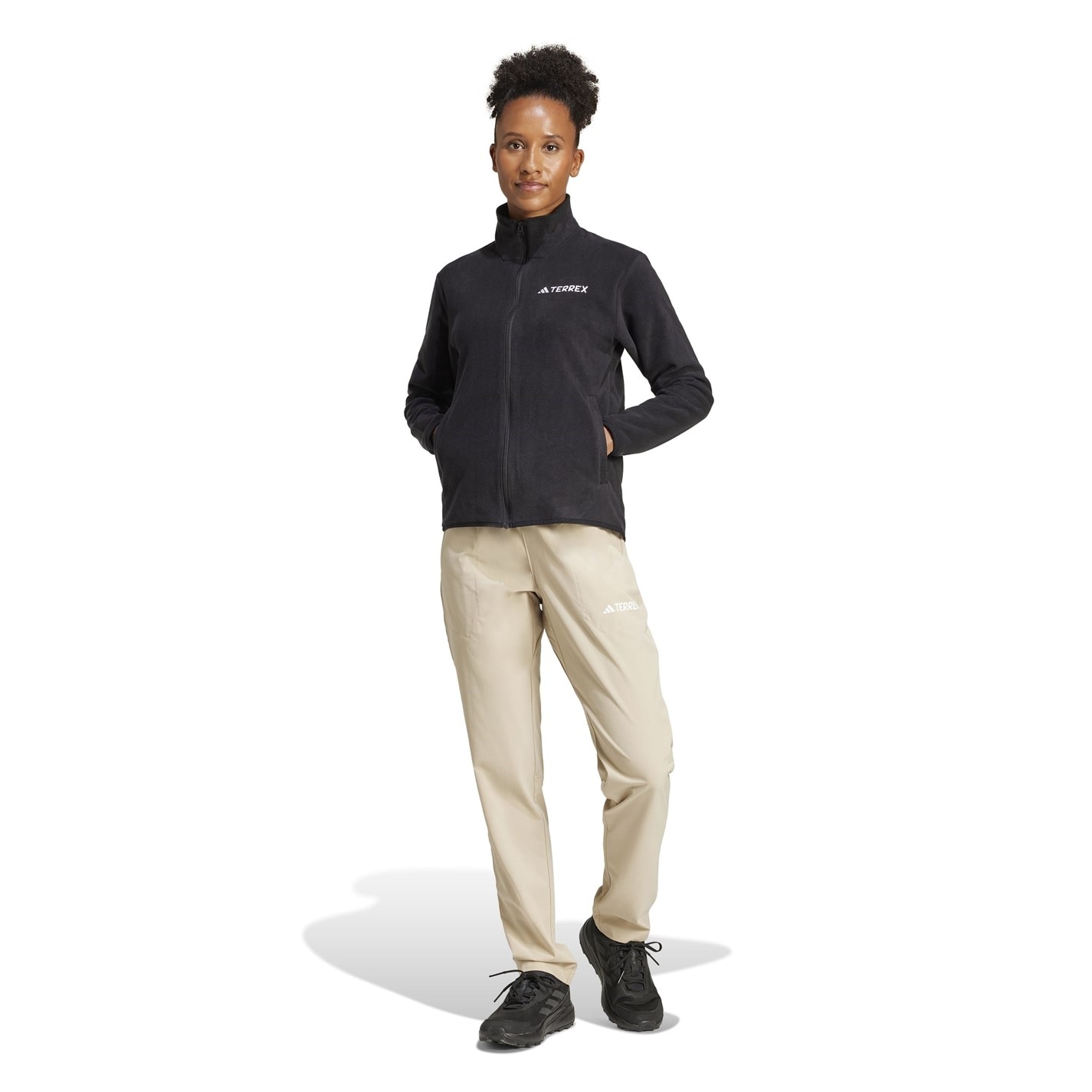 Mikina adidas Black 5987975 Xperior Cross Country Ski Soft Shell Fleece Jacket Womens - 7