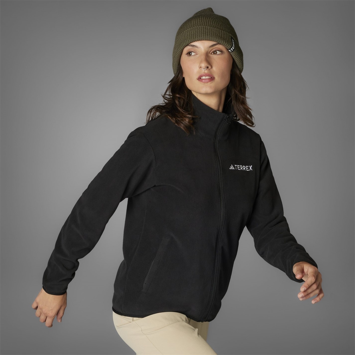 Mikina adidas Black 5987975 Xperior Cross Country Ski Soft Shell Fleece Jacket Womens - 8