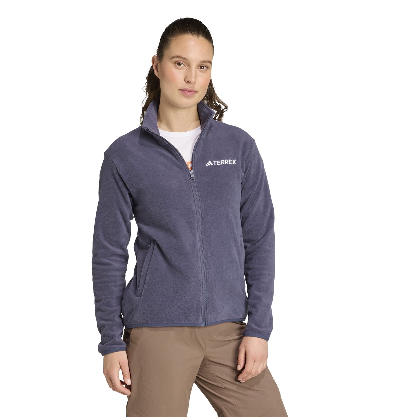 Mikina adidas Shadow Navy 1431147 Xperior Cross Country Ski Soft Shell Fleece Jacket Womens - 4