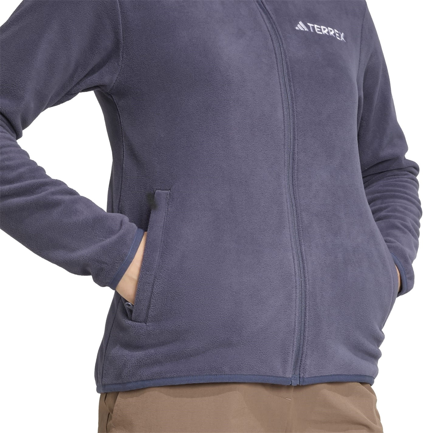Mikina adidas Shadow Navy 1431147 Xperior Cross Country Ski Soft Shell Fleece Jacket Womens - 5