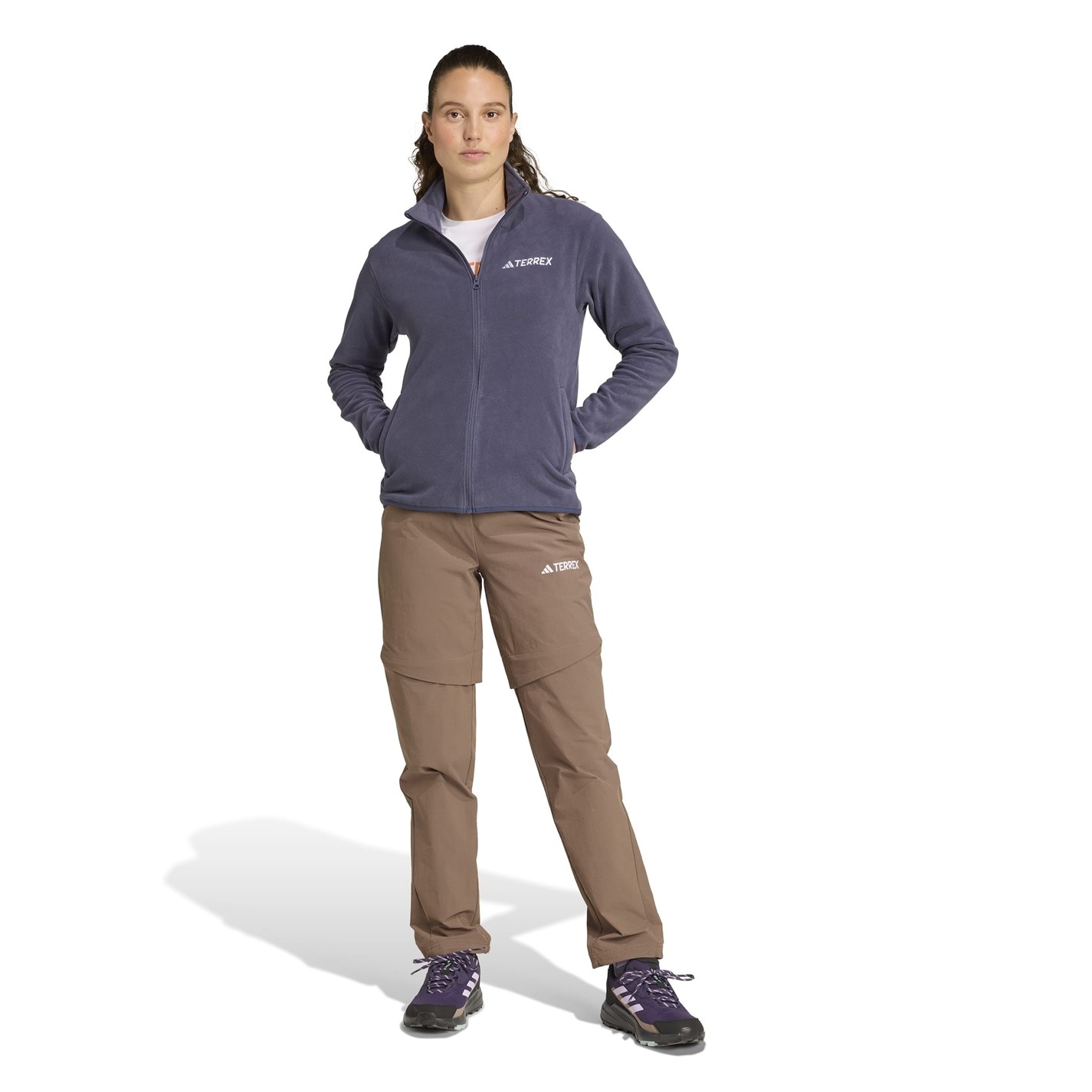 Mikina adidas Shadow Navy 1431147 Xperior Cross Country Ski Soft Shell Fleece Jacket Womens - 7