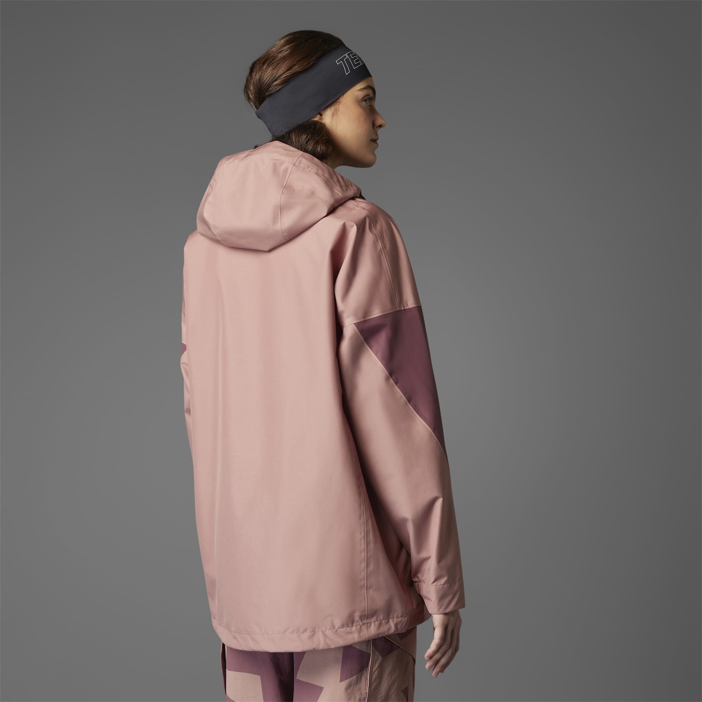Dámska bunda adidas Warm Clay 4274958 Women's Terrex Xploric Climaproof Half Zip Waterproof Jacket - 11