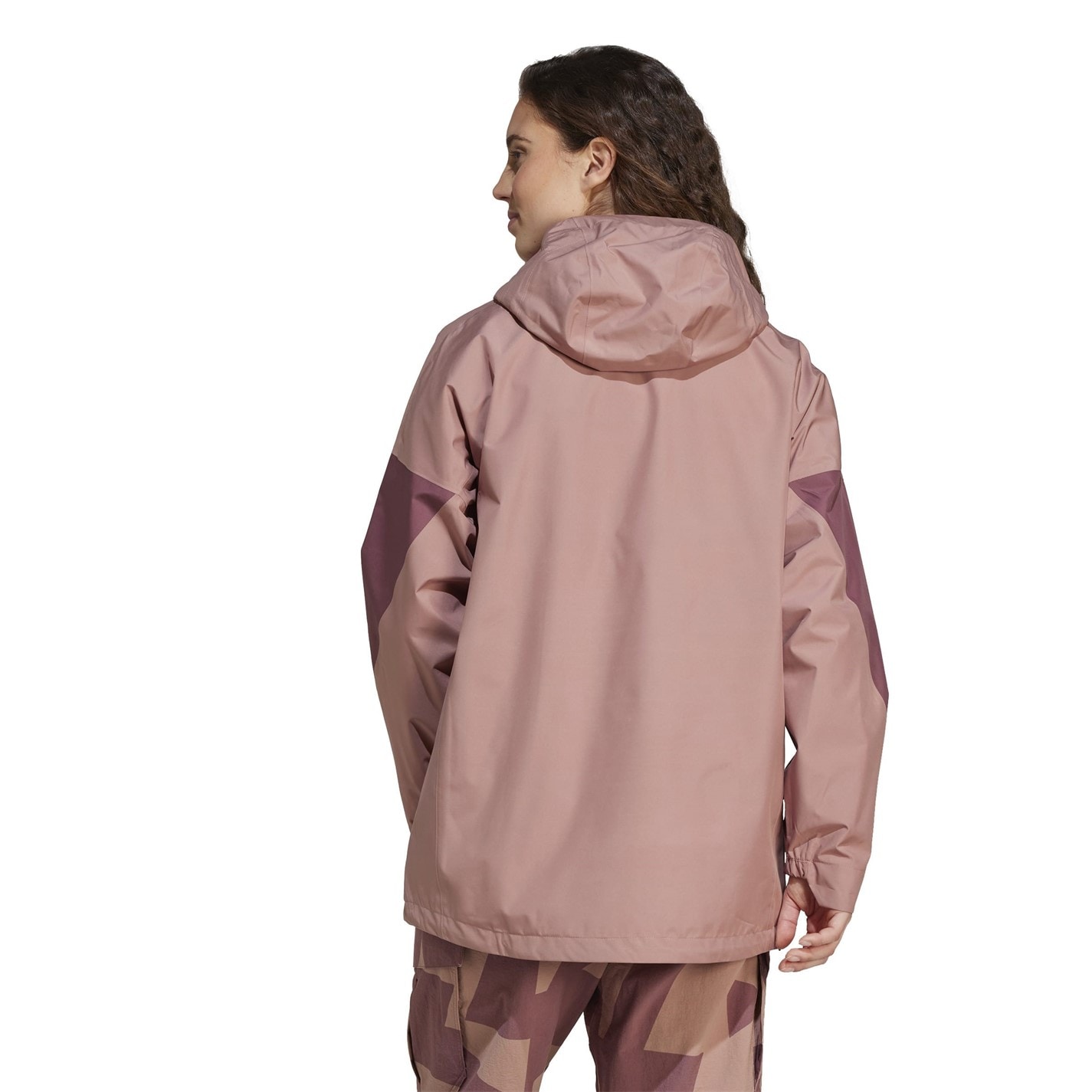 Dámska bunda adidas Warm Clay 4274958 Women's Terrex Xploric Climaproof Half Zip Waterproof Jacket - 3