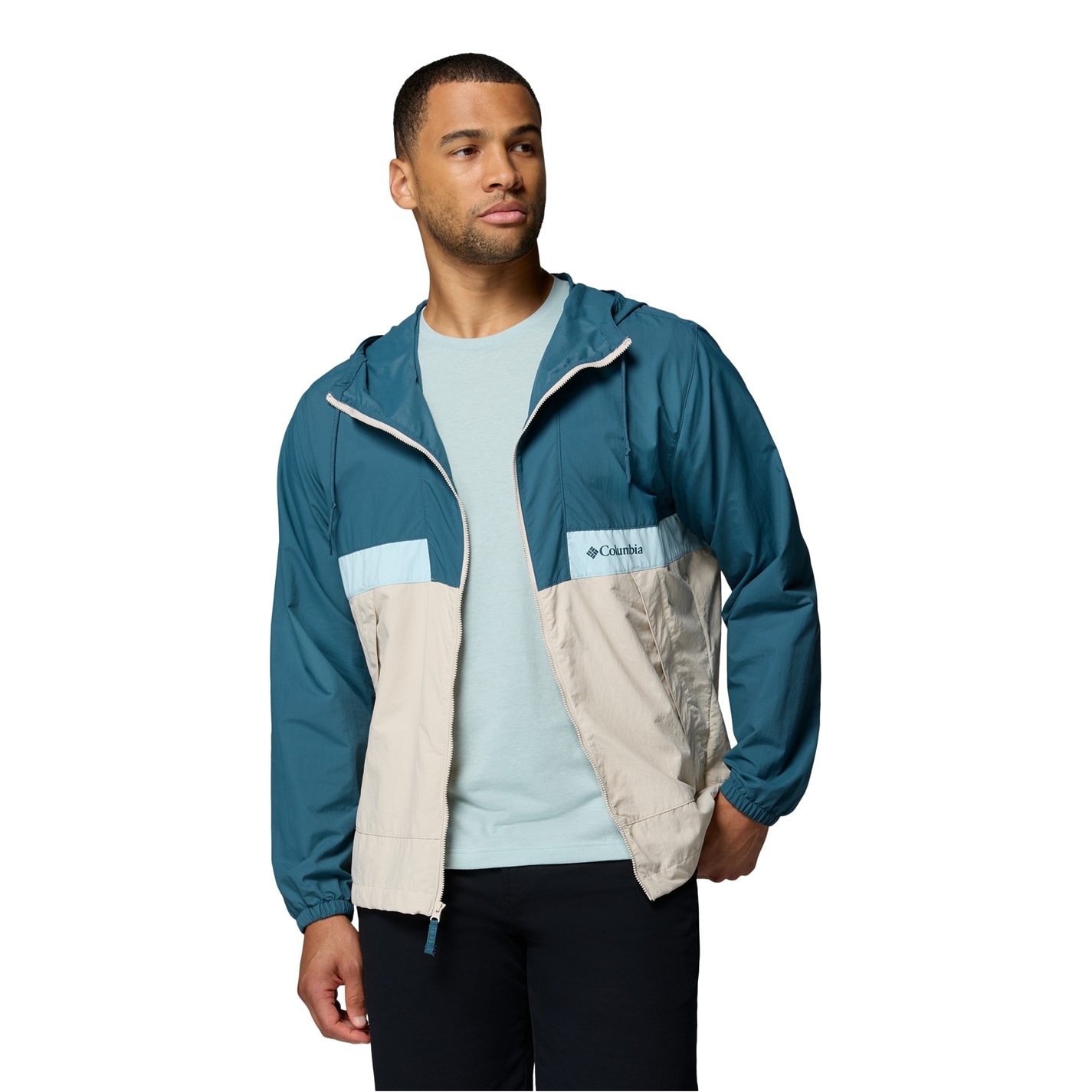 Bunda Columbia Blue 1247741 Spire Valley™ Hooded Windbreaker - 3
