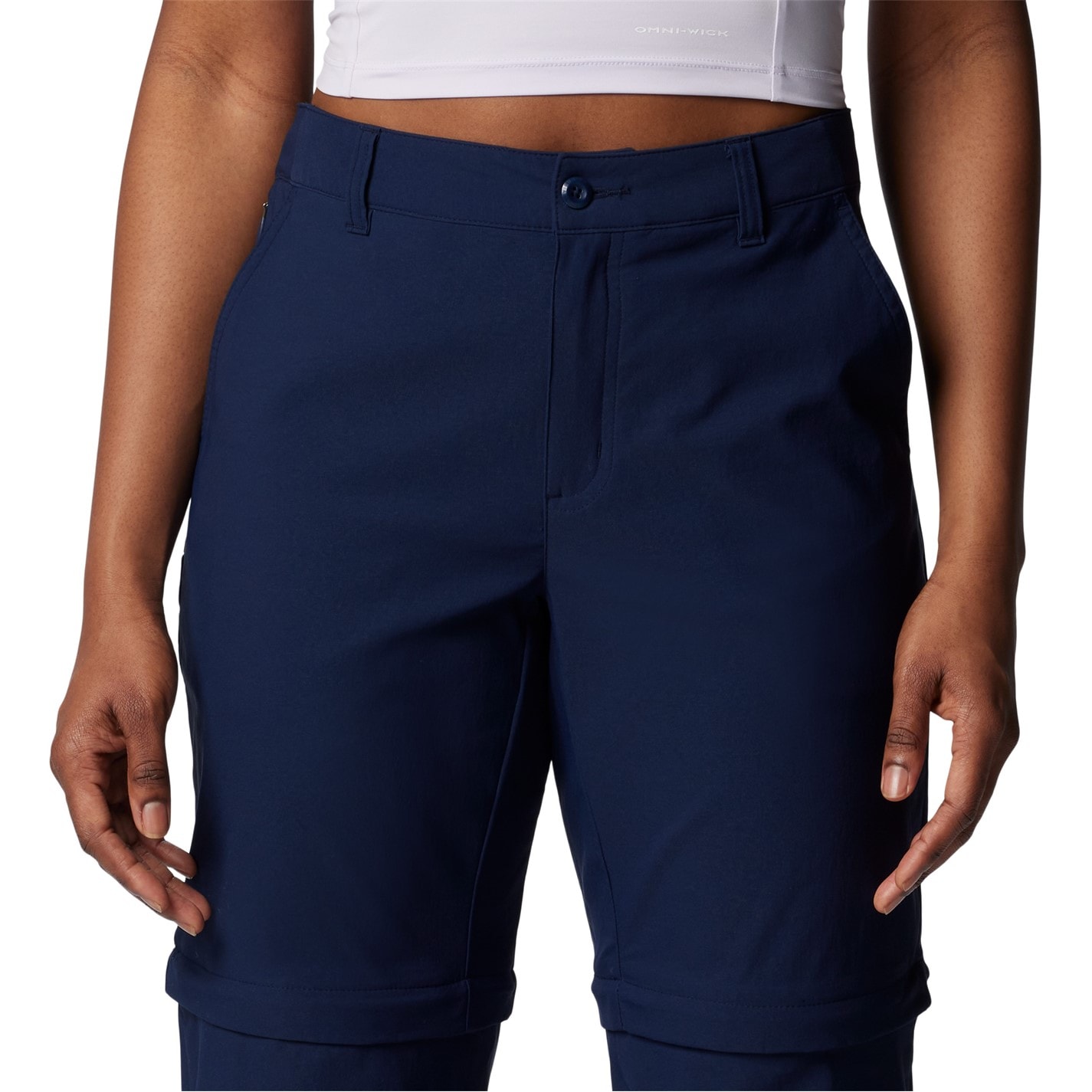 Columbia Navy 4054047 Leslie Falls Convertible Trousers Womens - 2