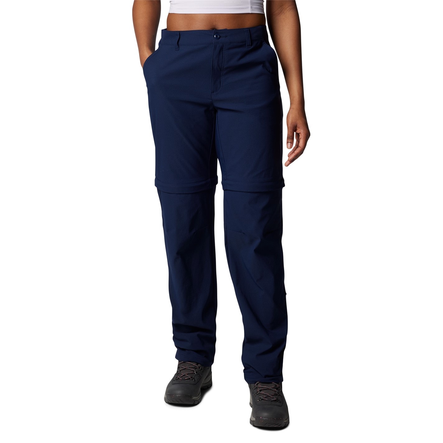 Columbia Navy 4054047 Leslie Falls Convertible Trousers Womens - 7