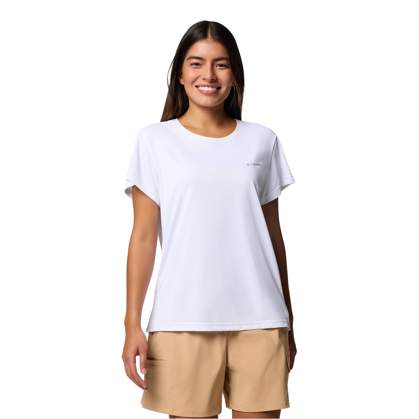 Tričko Columbia White 618103 BlueVista Hill™ SS Crew - 1